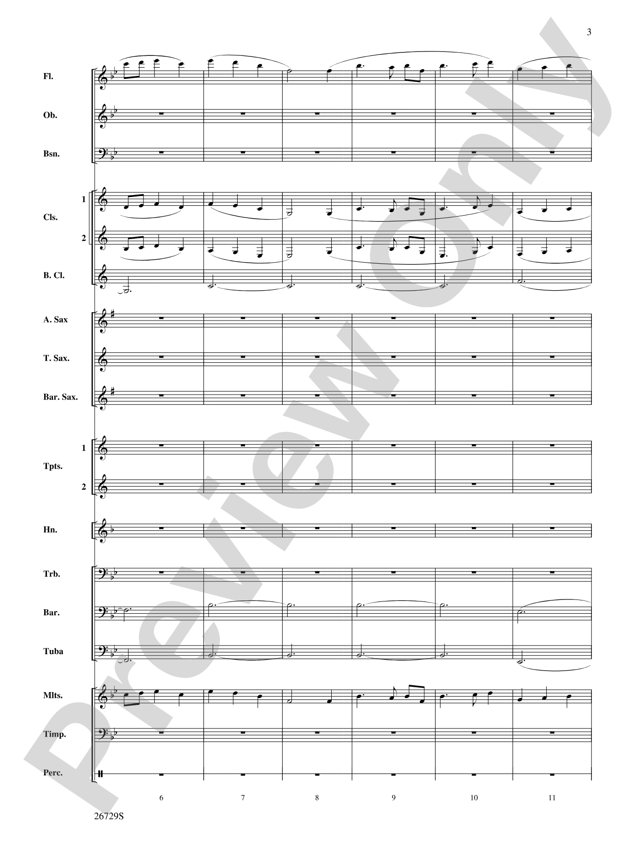 Away in a Manger: Concert Band Conductor Score & Parts