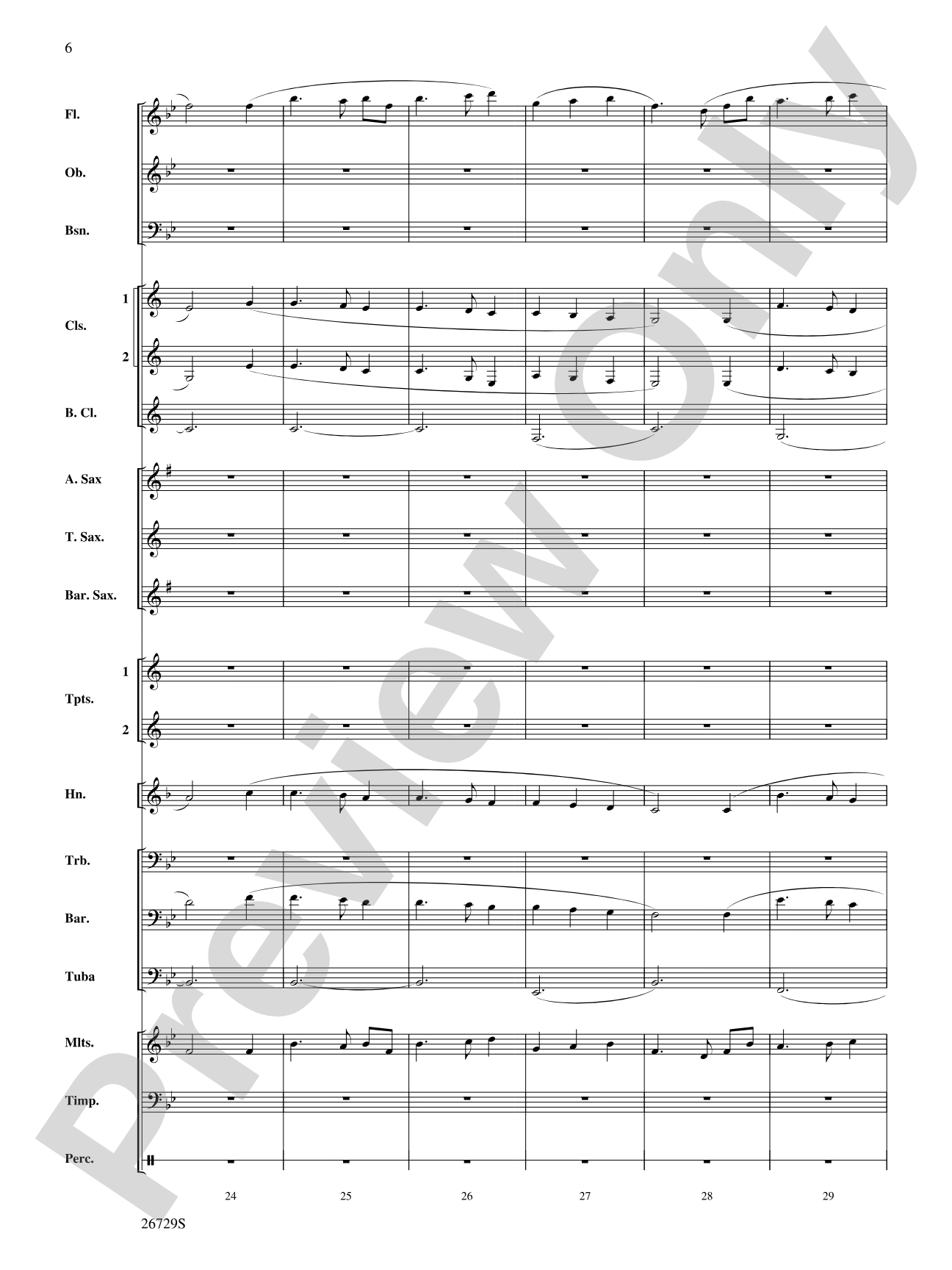 Away in a Manger: Concert Band Conductor Score & Parts