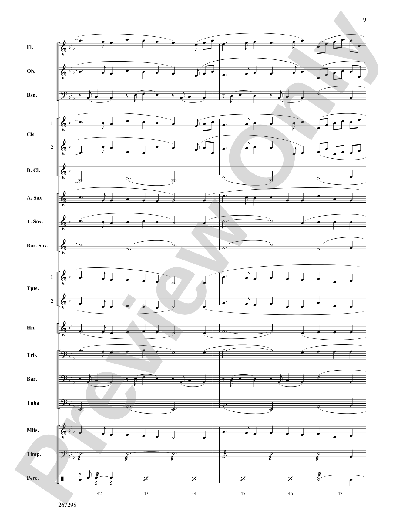 Away in a Manger: Concert Band Conductor Score & Parts