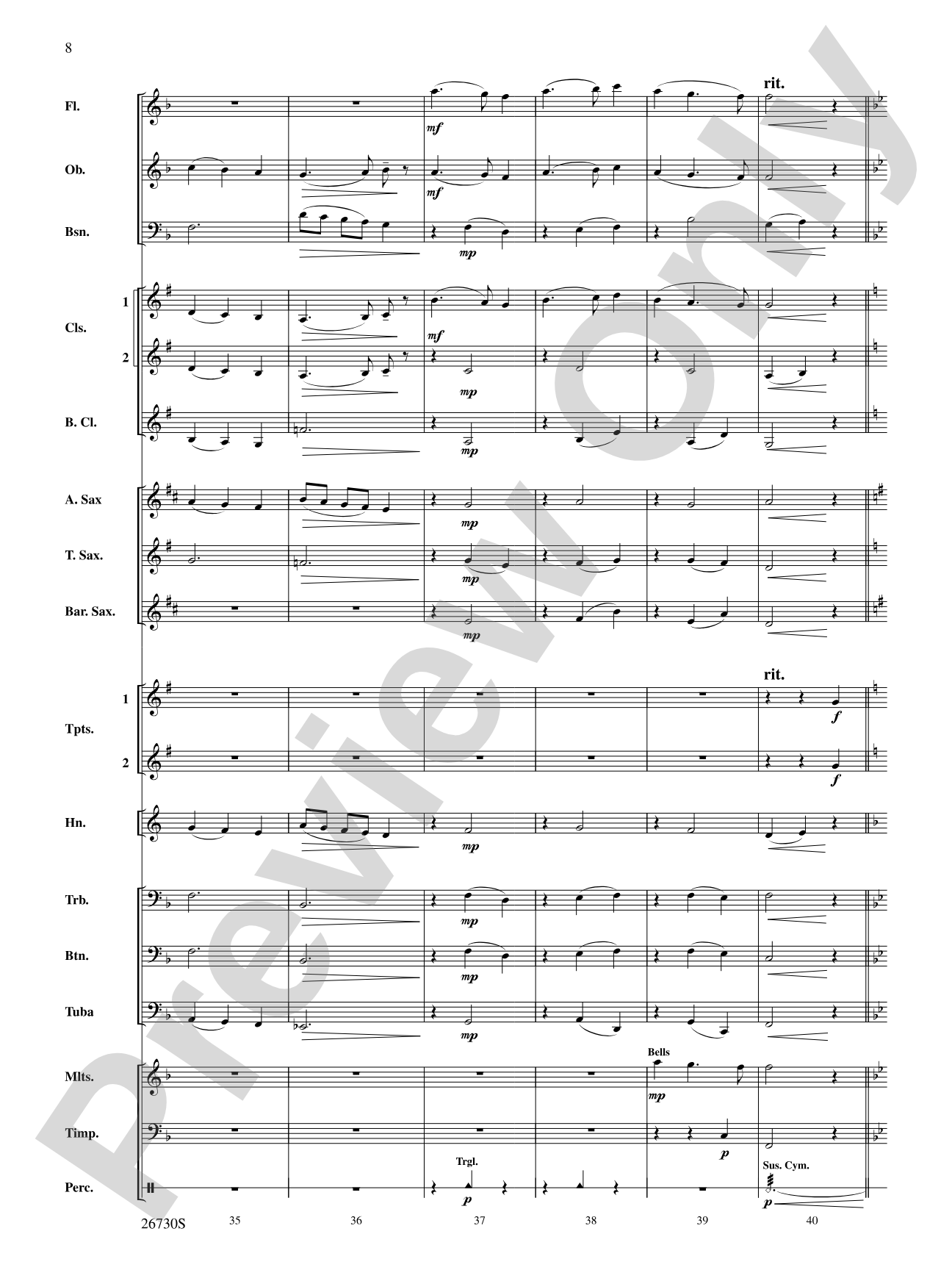 Scottish Ayre: Concert Band Conductor Score & Parts