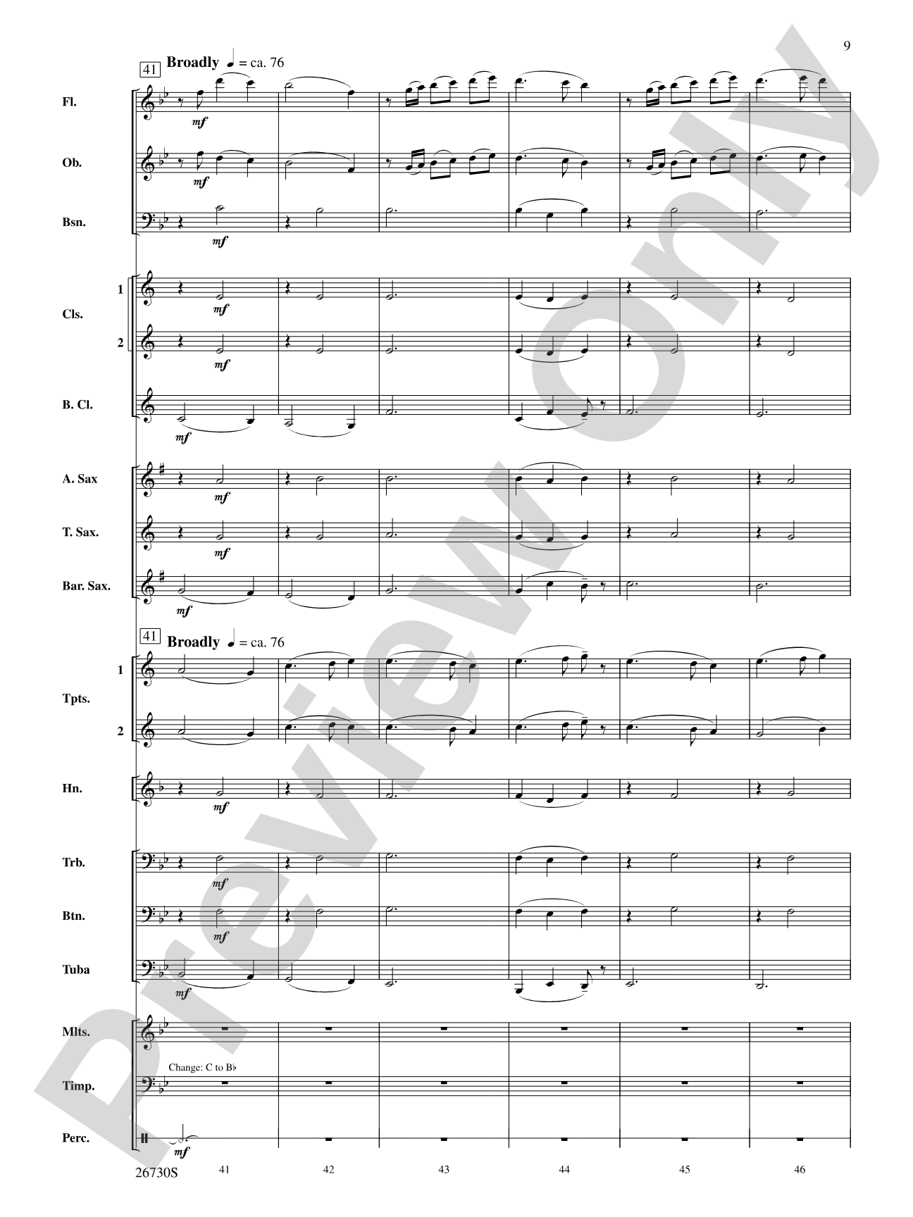 Scottish Ayre: Concert Band Conductor Score & Parts