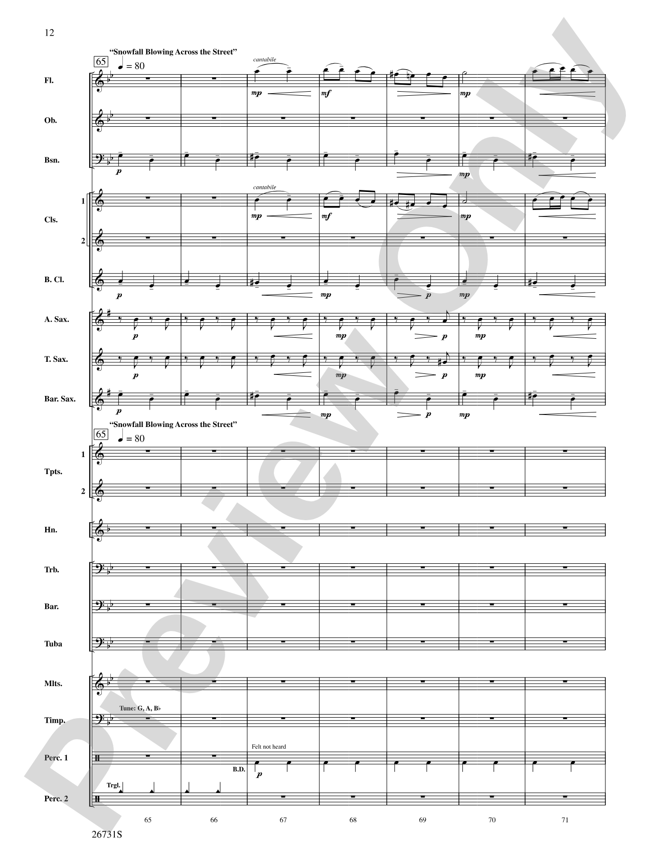 Christmastime in Russia: Concert Band Conductor Score & Parts