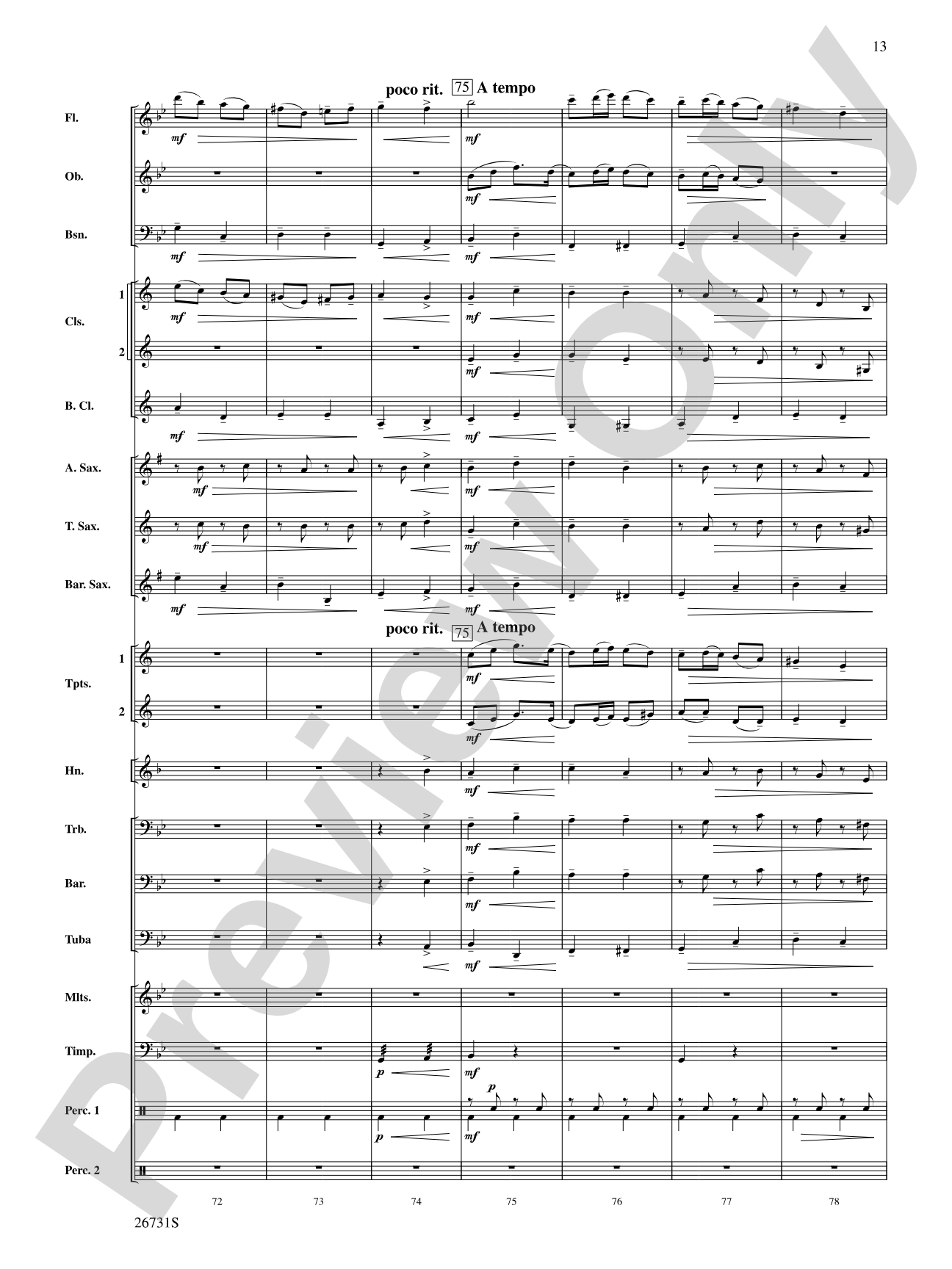 Christmastime in Russia: Concert Band Conductor Score & Parts