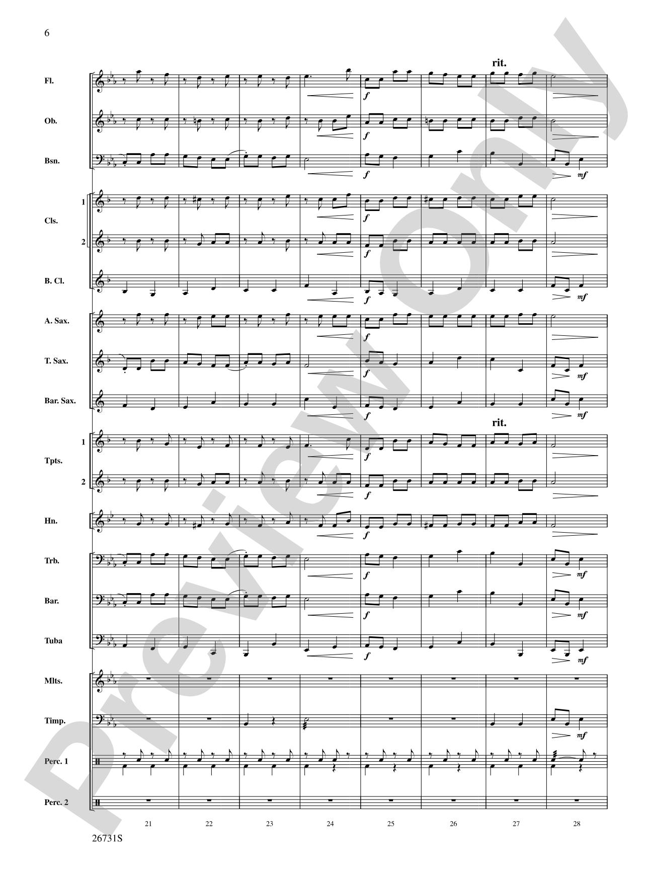 Christmastime in Russia: Concert Band Conductor Score & Parts