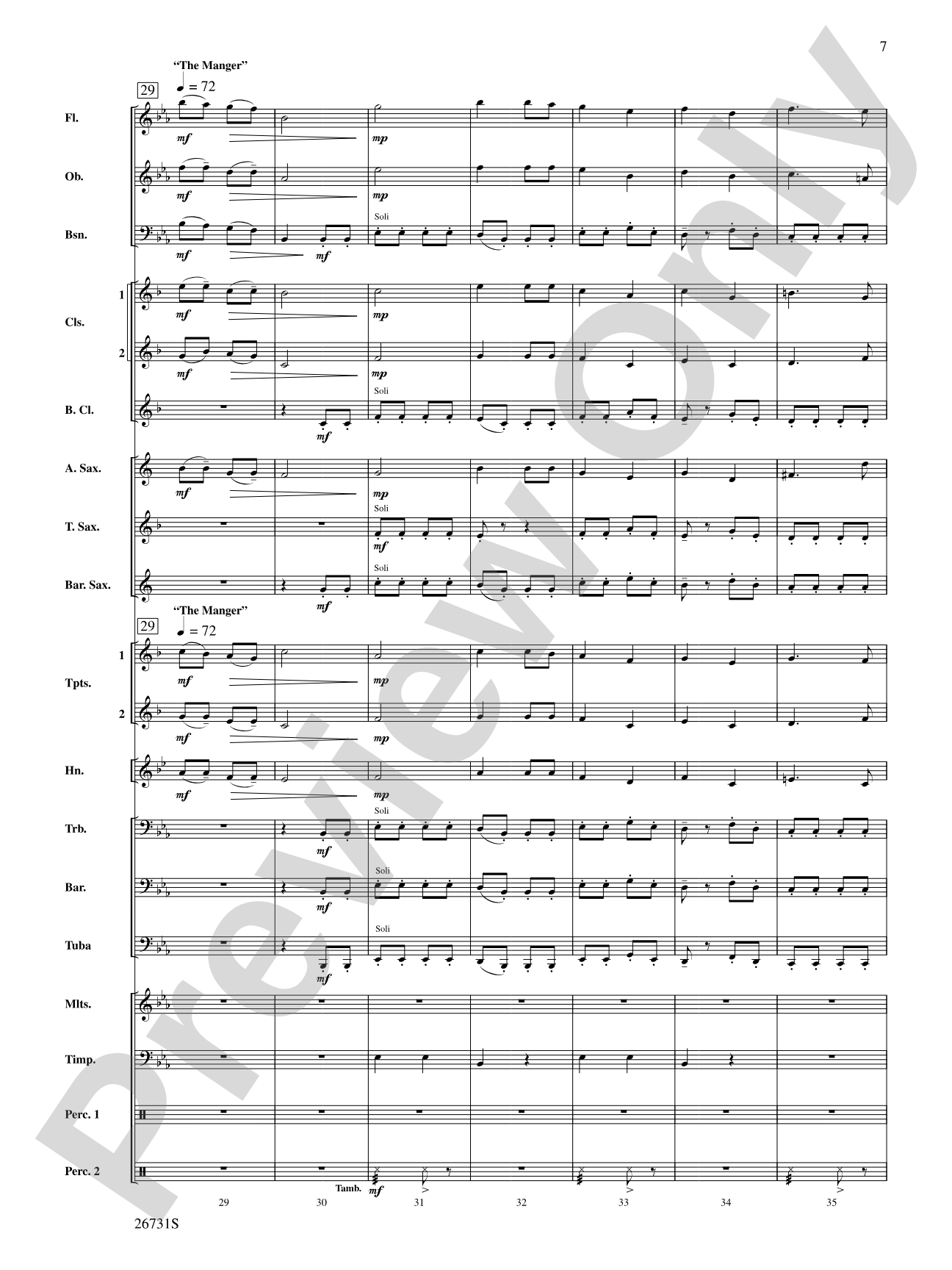 Christmastime in Russia: Concert Band Conductor Score & Parts