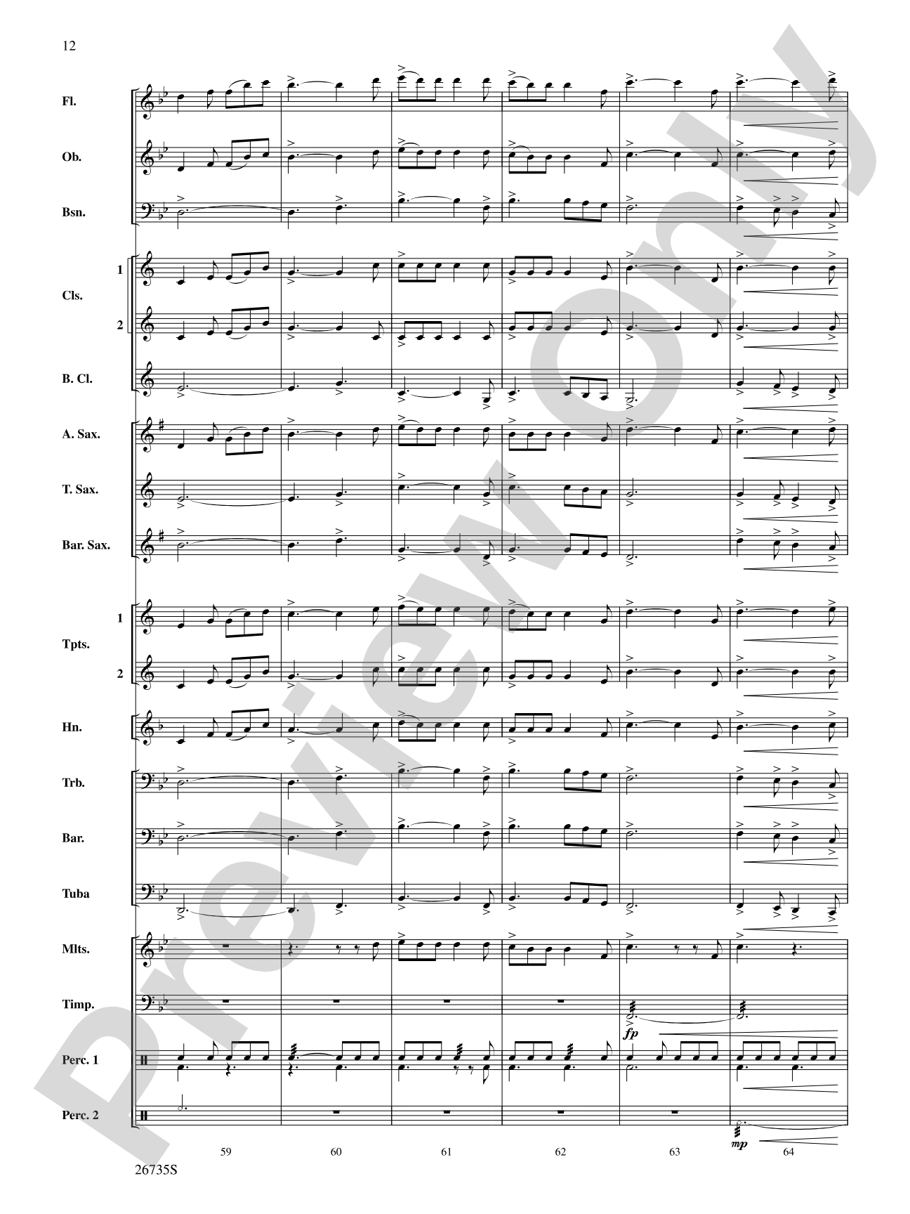 Patton: Concert Band Conductor Score & Parts