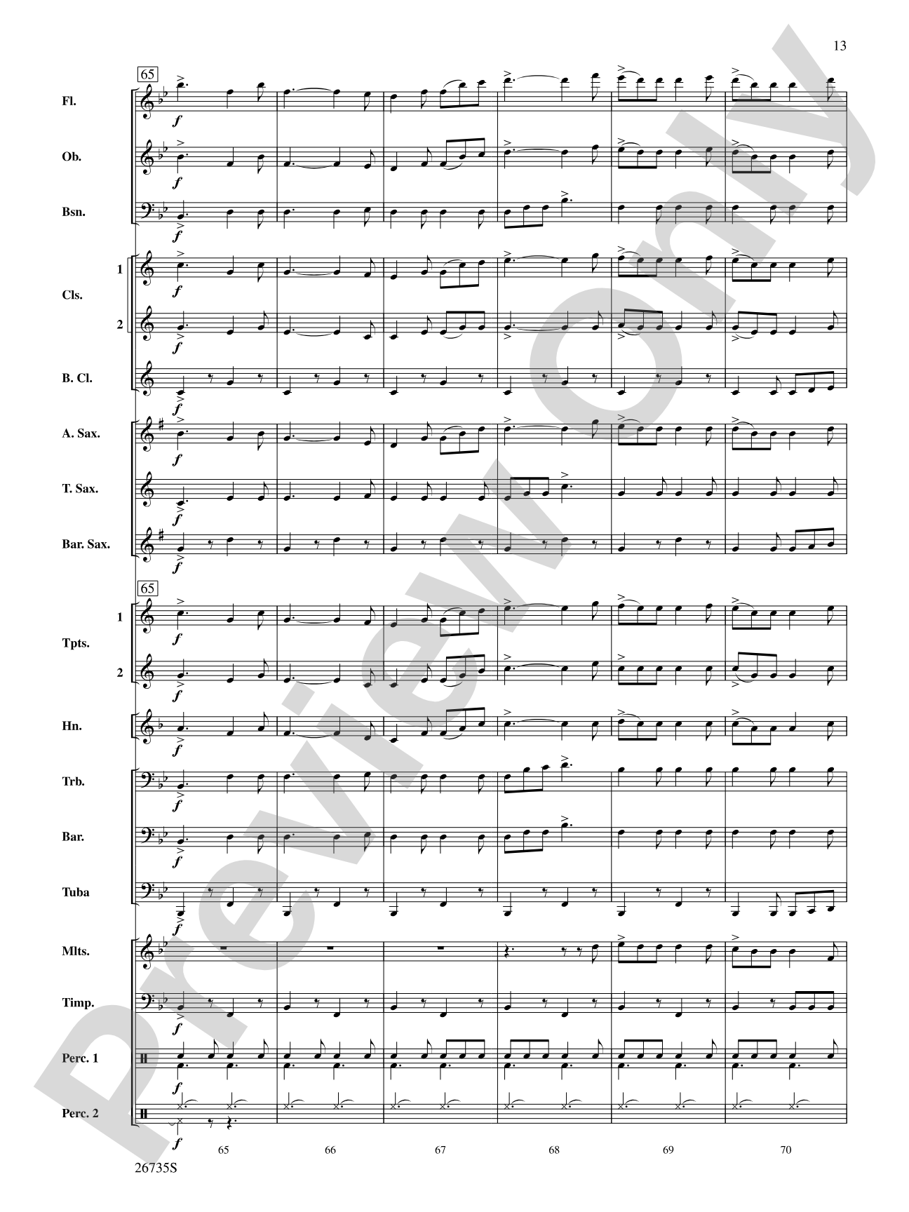 Patton: Concert Band Conductor Score & Parts