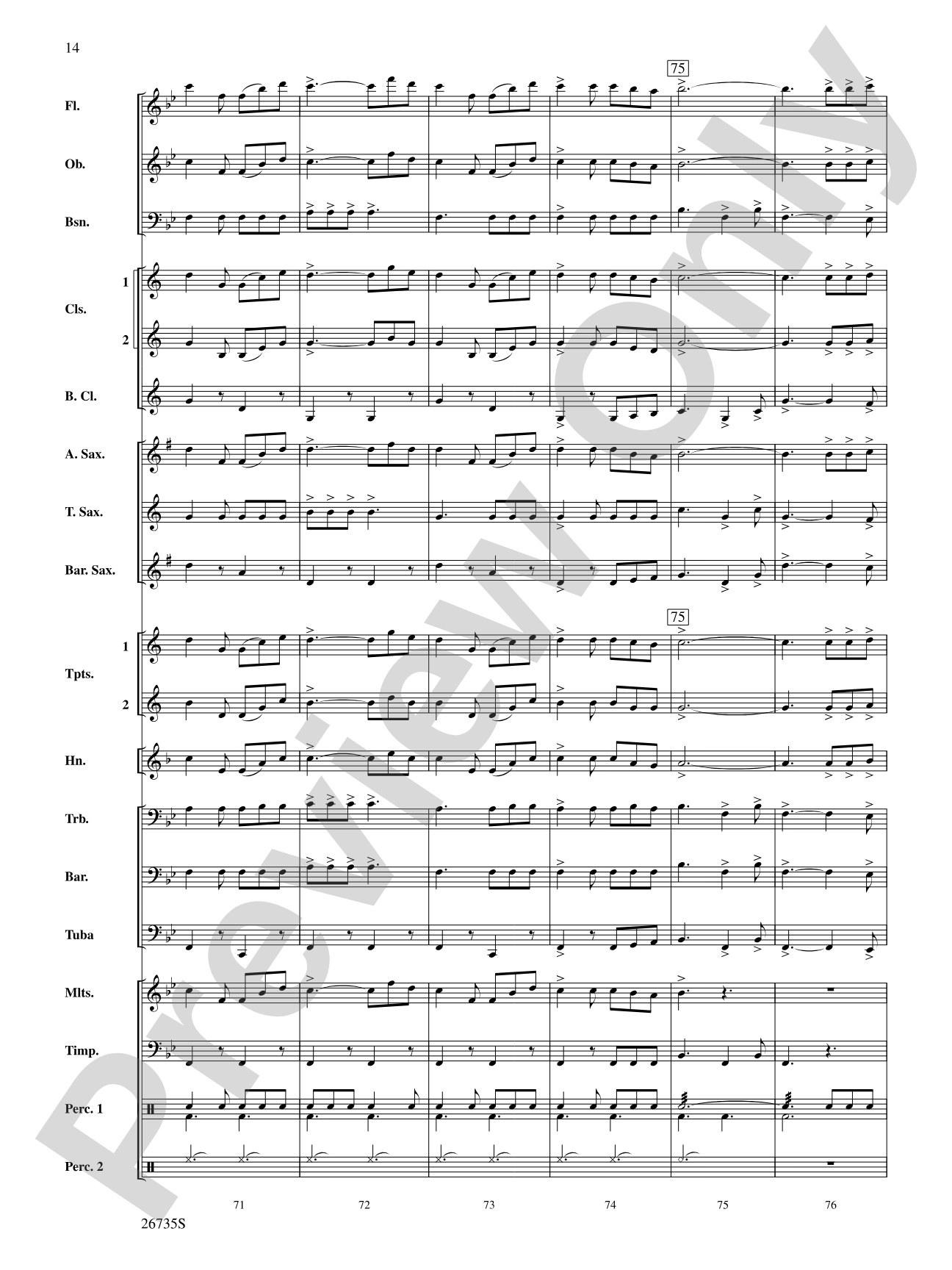 Patton: Concert Band Conductor Score & Parts