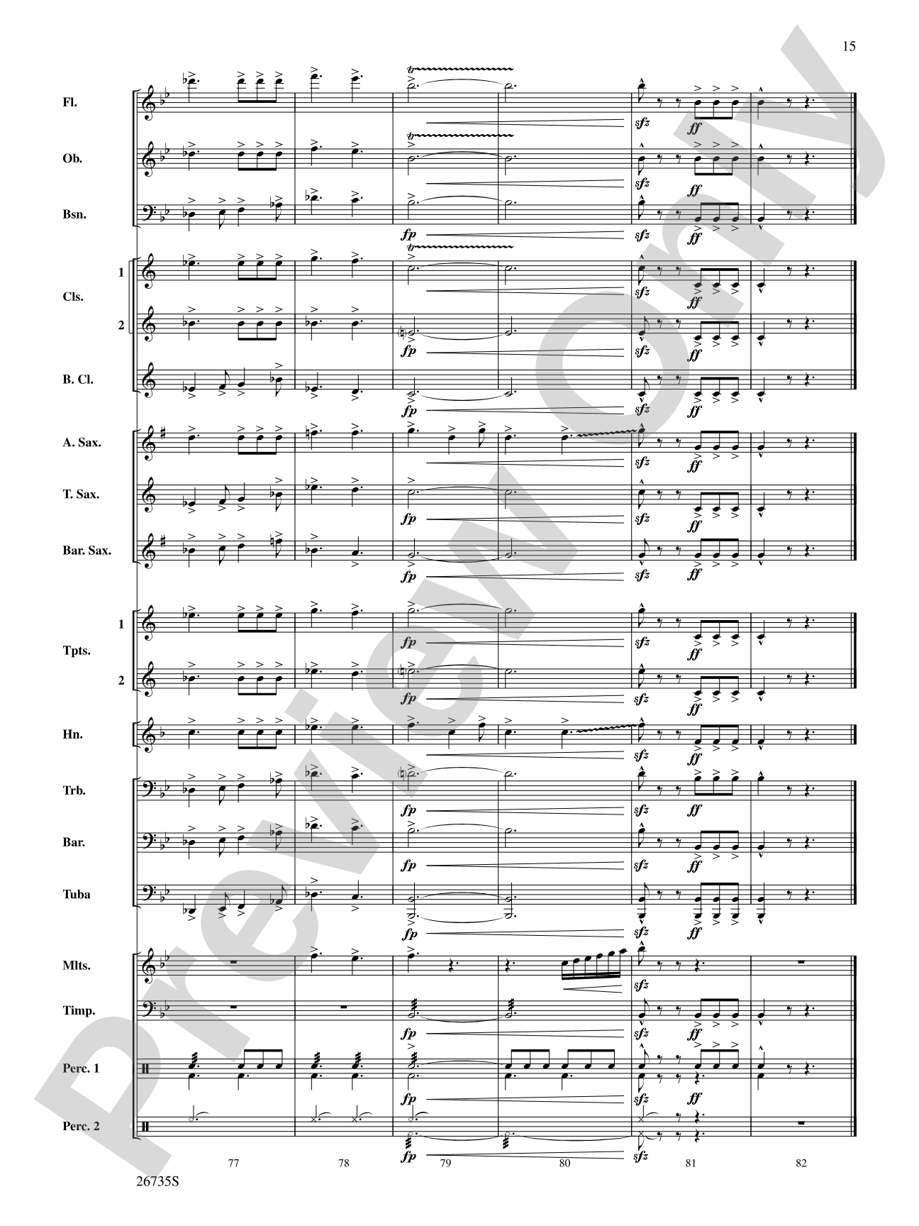 Patton: Concert Band Conductor Score & Parts