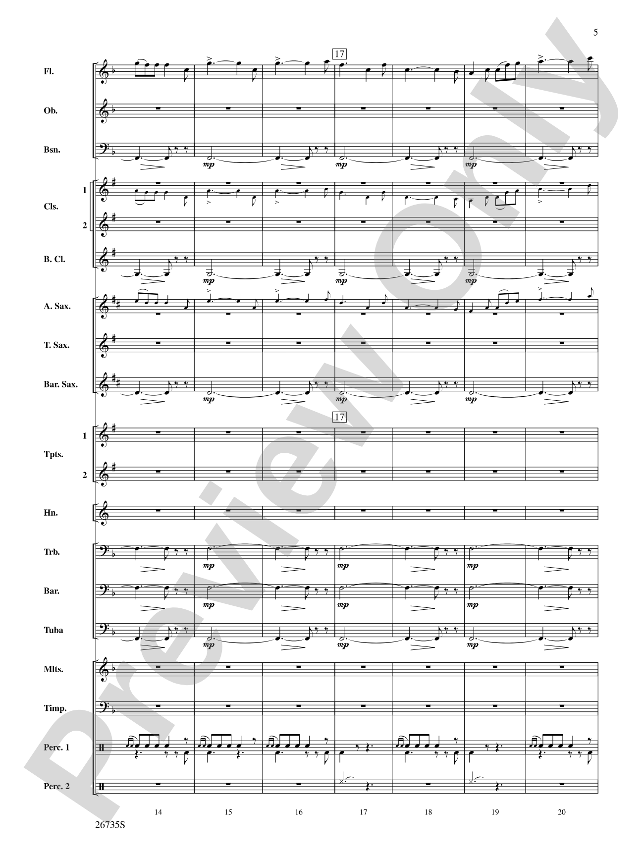 Patton: Concert Band Conductor Score & Parts