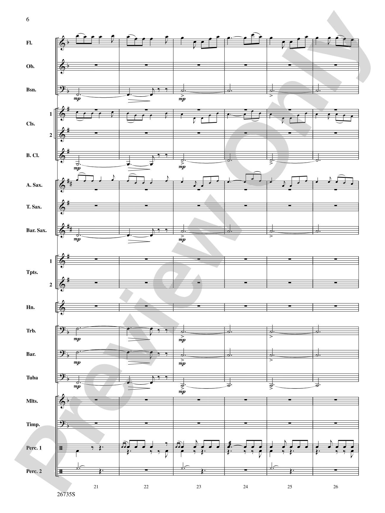 Patton: Concert Band Conductor Score & Parts