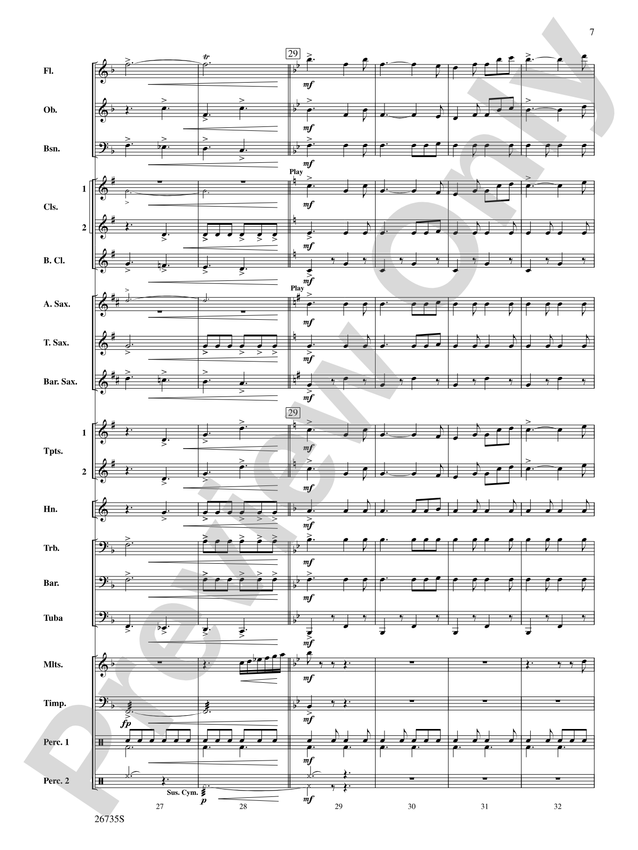 Patton: Concert Band Conductor Score & Parts