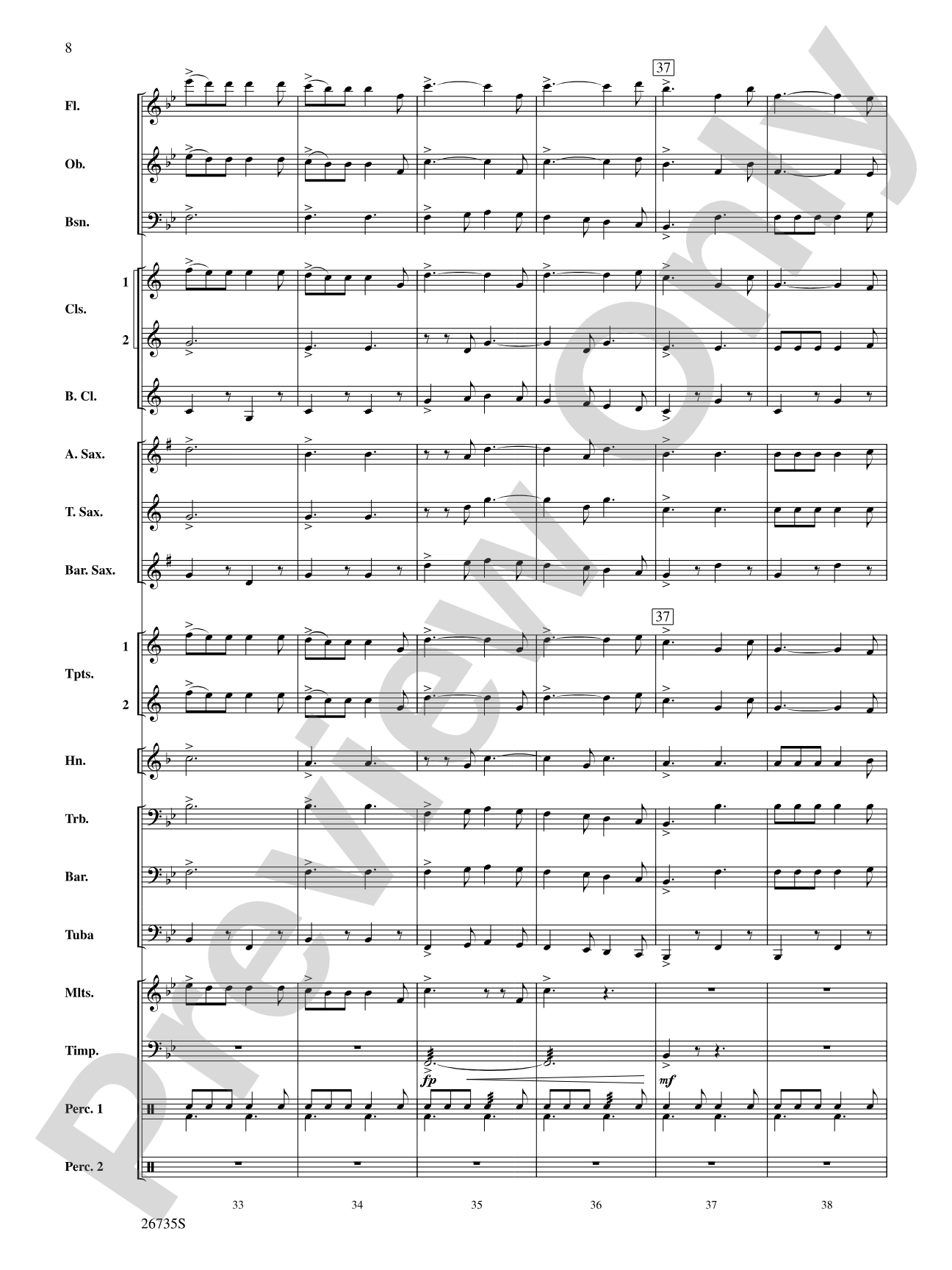 Patton: Concert Band Conductor Score & Parts