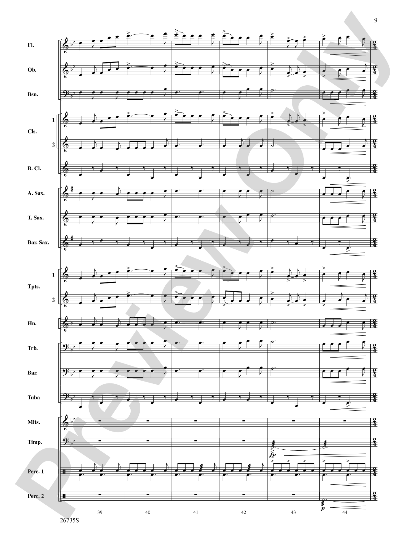 Patton: Concert Band Conductor Score & Parts