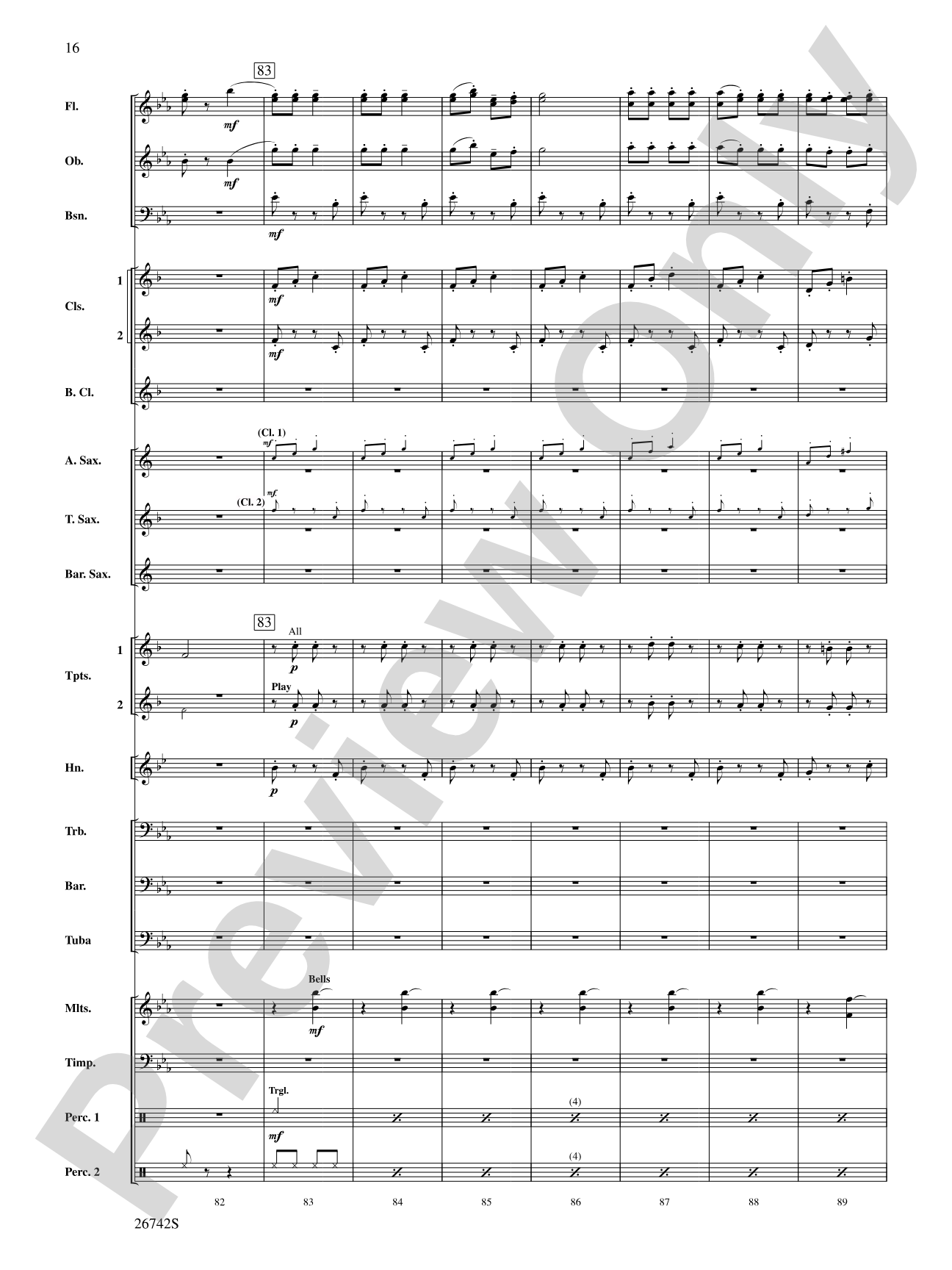 A Christmas Festival: Concert Band Conductor Score & Parts