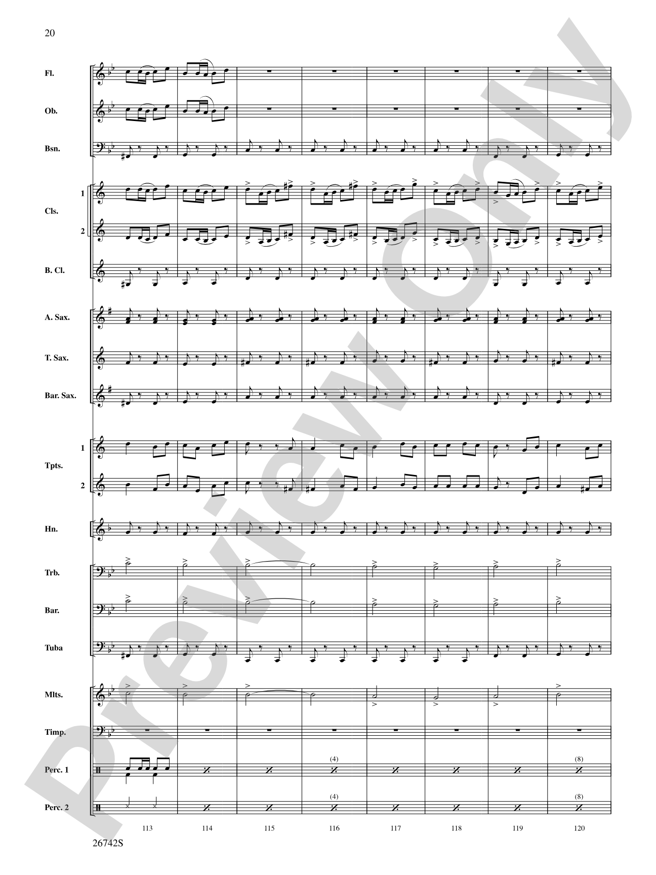 A Christmas Festival: Concert Band Conductor Score & Parts