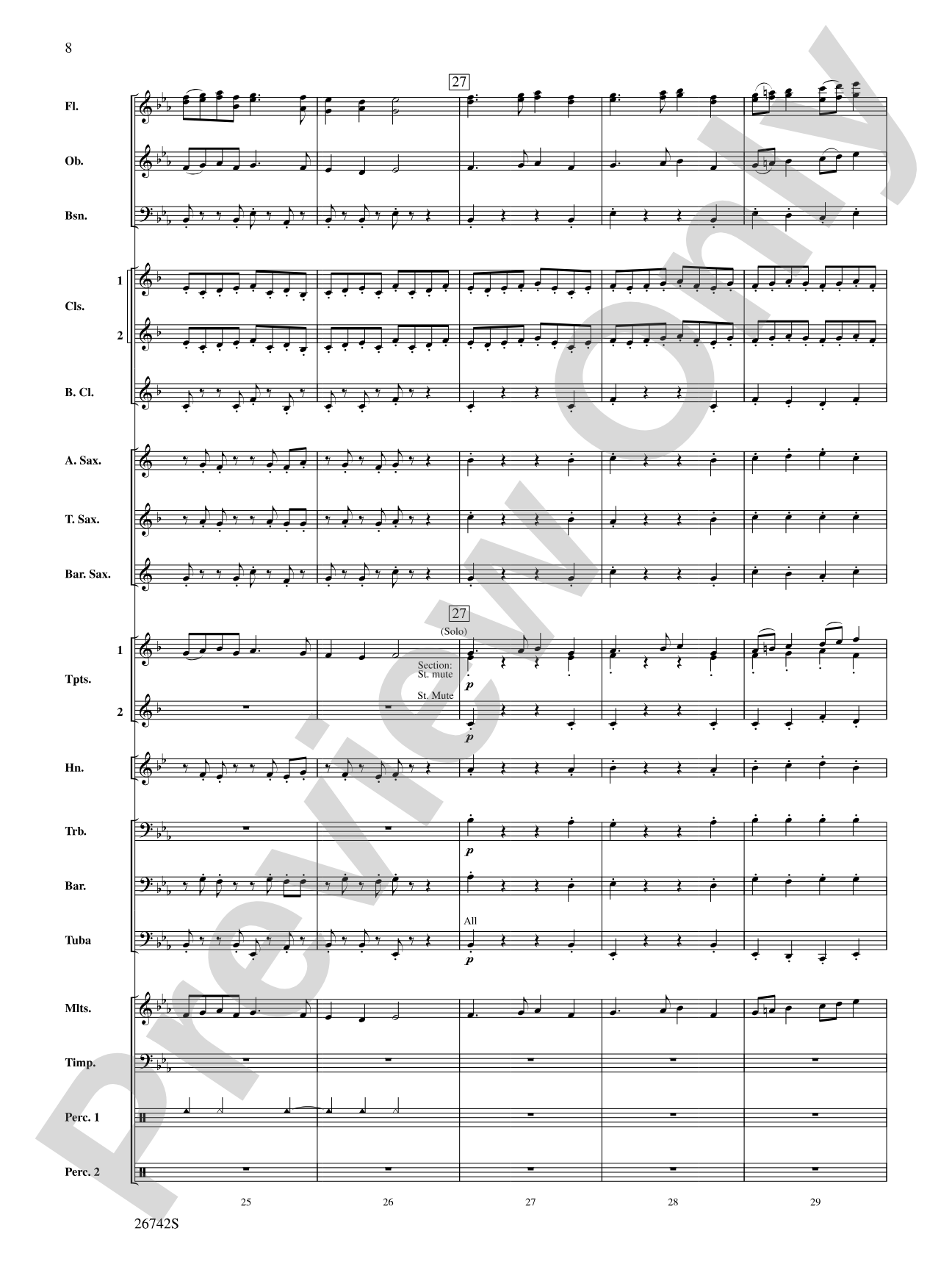 A Christmas Festival: Concert Band Conductor Score & Parts
