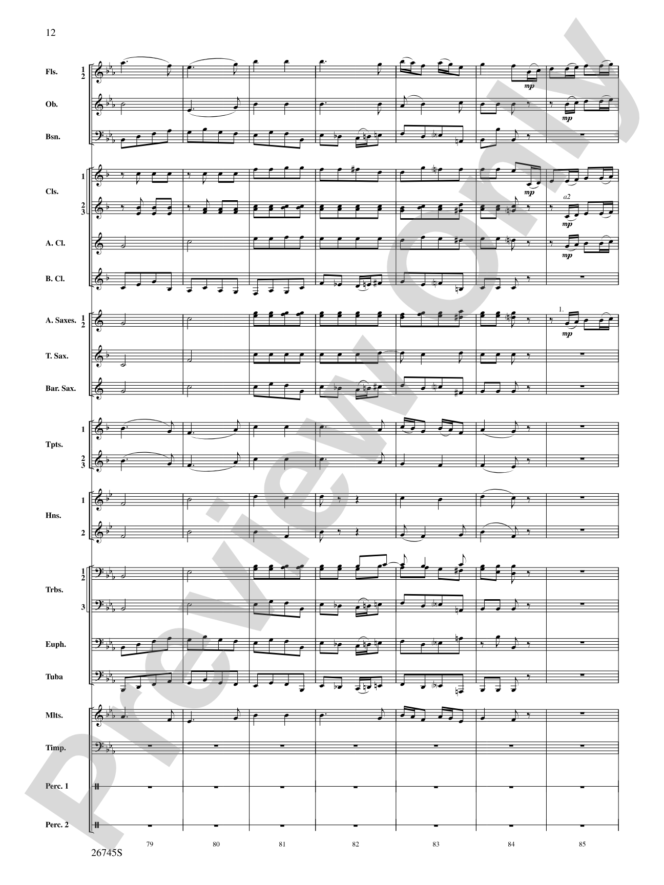 Heroic Variations: Concert Band Conductor Score & Parts