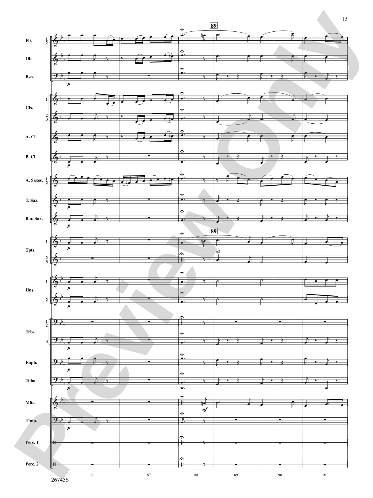 Heroic Variations: Concert Band Conductor Score & Parts