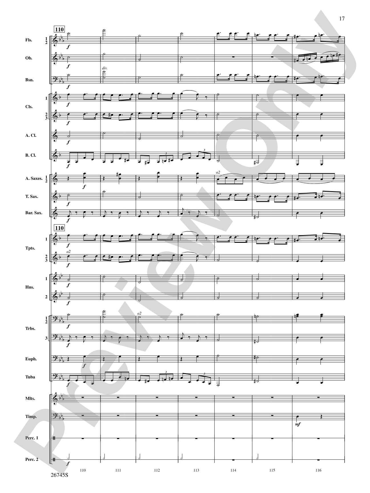 Heroic Variations: Concert Band Conductor Score & Parts