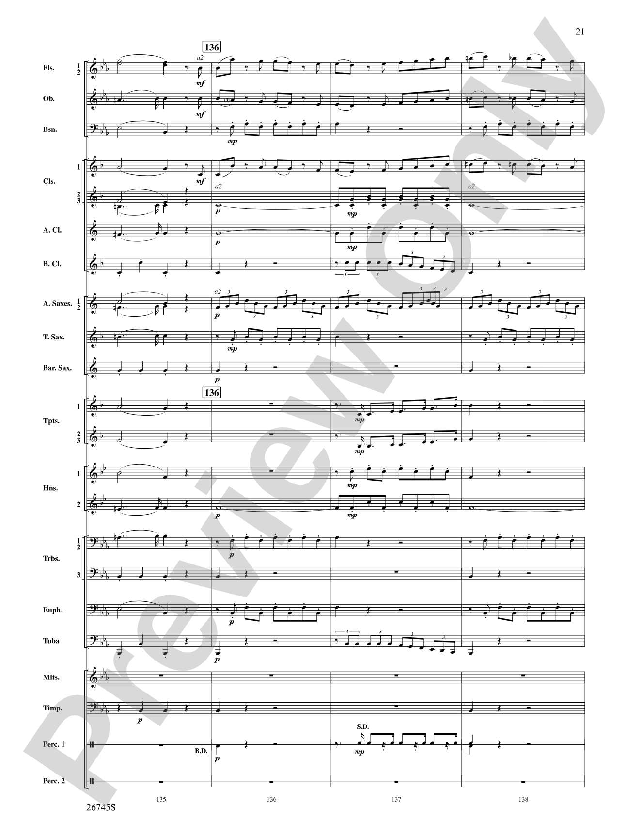 Heroic Variations: Concert Band Conductor Score & Parts
