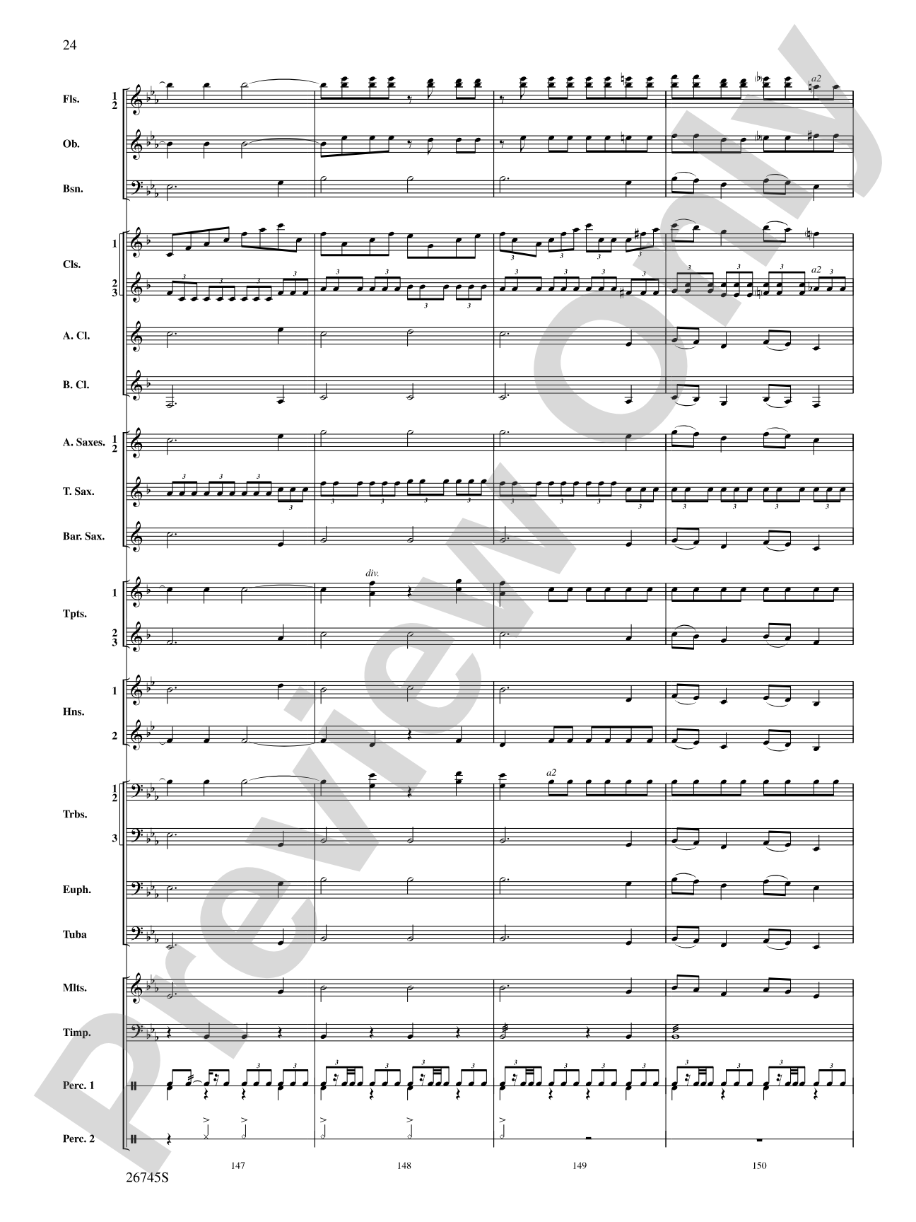 Heroic Variations: Concert Band Conductor Score & Parts