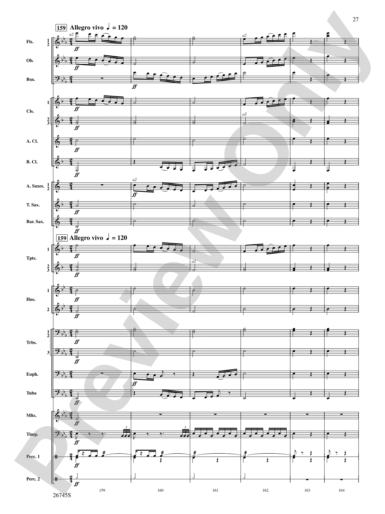 Heroic Variations: Concert Band Conductor Score & Parts