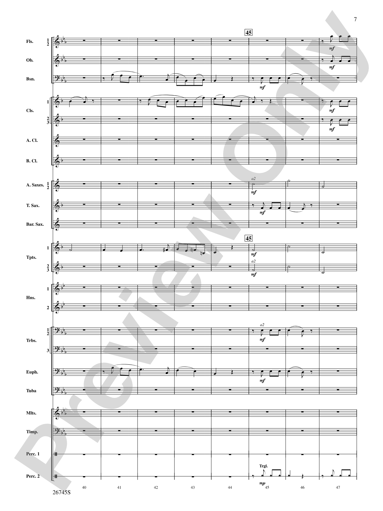 Heroic Variations: Concert Band Conductor Score & Parts