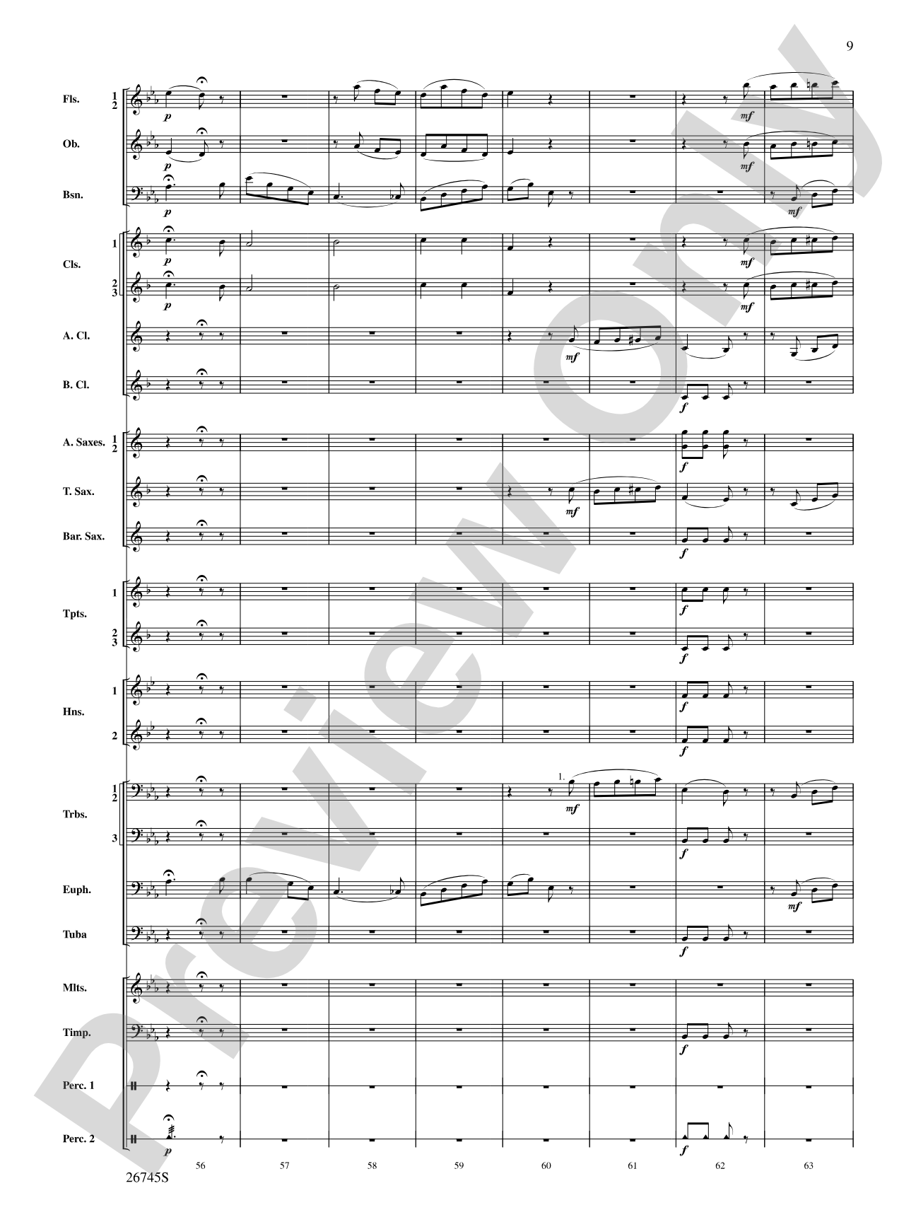 Heroic Variations: Concert Band Conductor Score & Parts