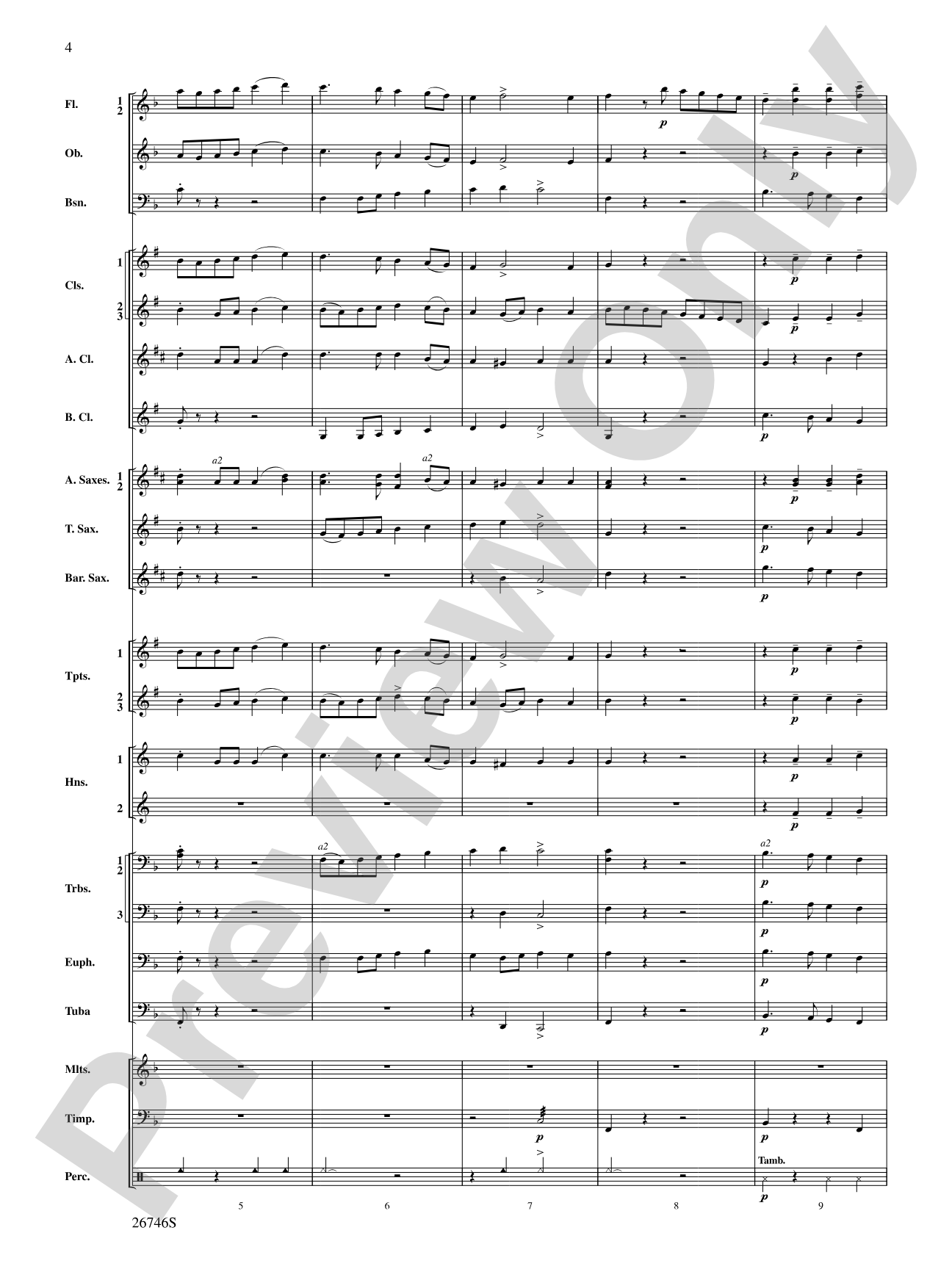 Ancient Aires and Dances: Concert Band Conductor Score & Parts