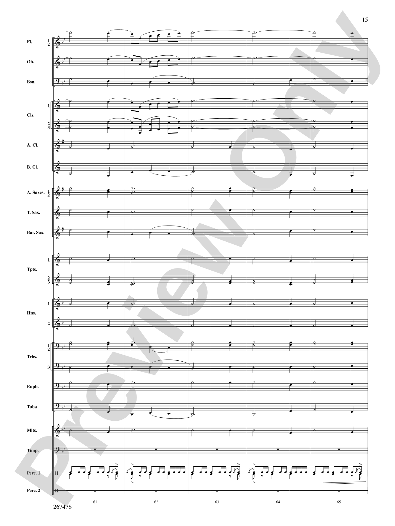 Fantasia on We Three Kings: Concert Band Conductor Score & Parts