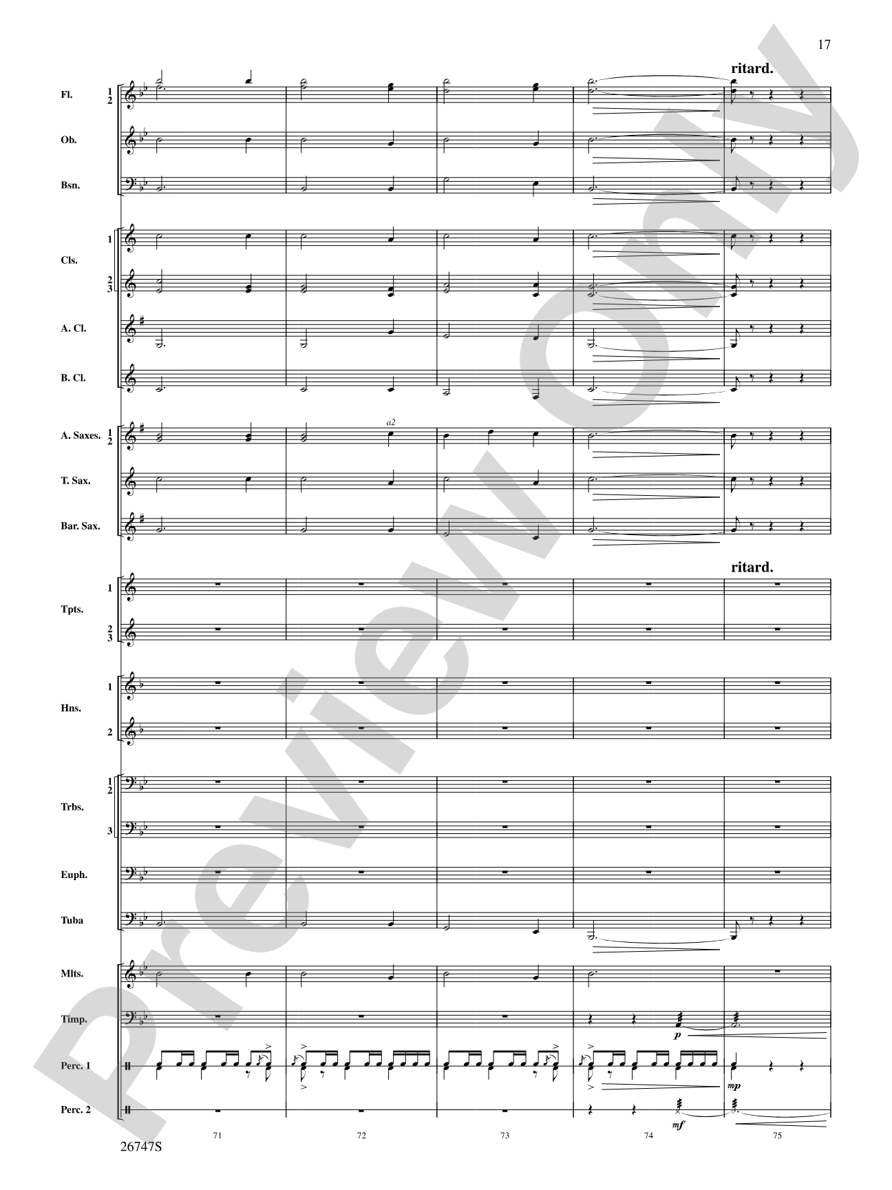 Fantasia on We Three Kings: Concert Band Conductor Score & Parts