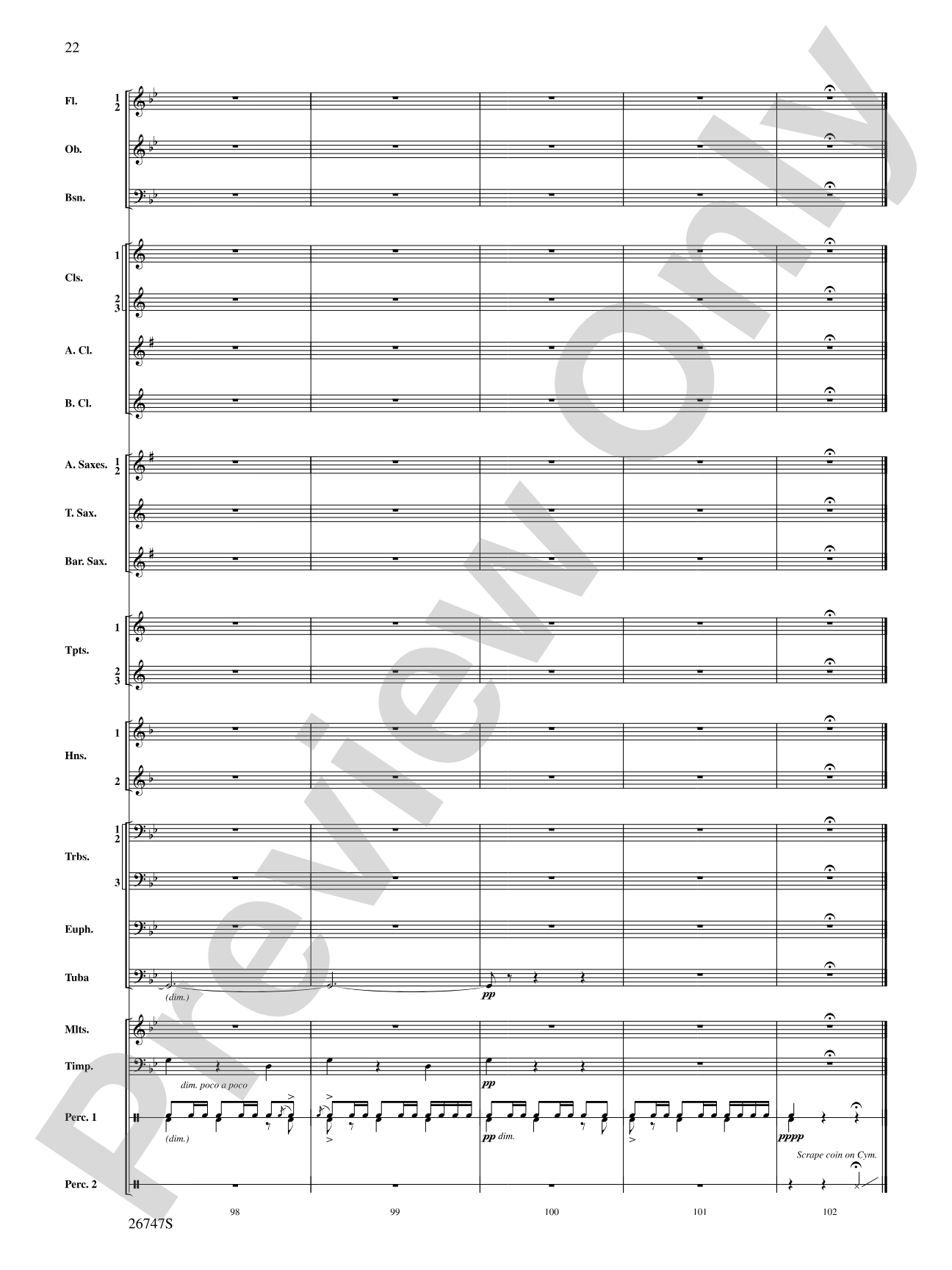 Fantasia on We Three Kings: Concert Band Conductor Score & Parts