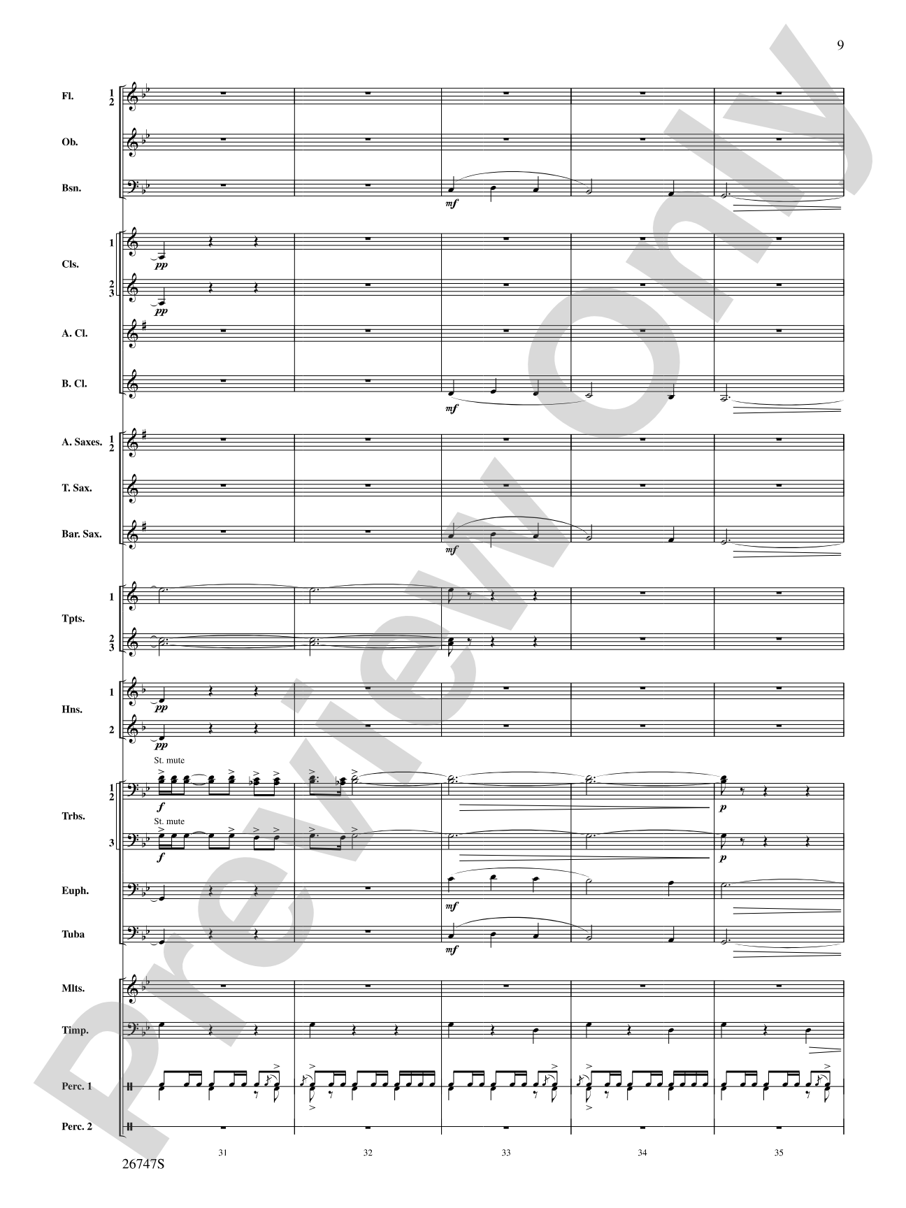 Fantasia on We Three Kings: Concert Band Conductor Score & Parts
