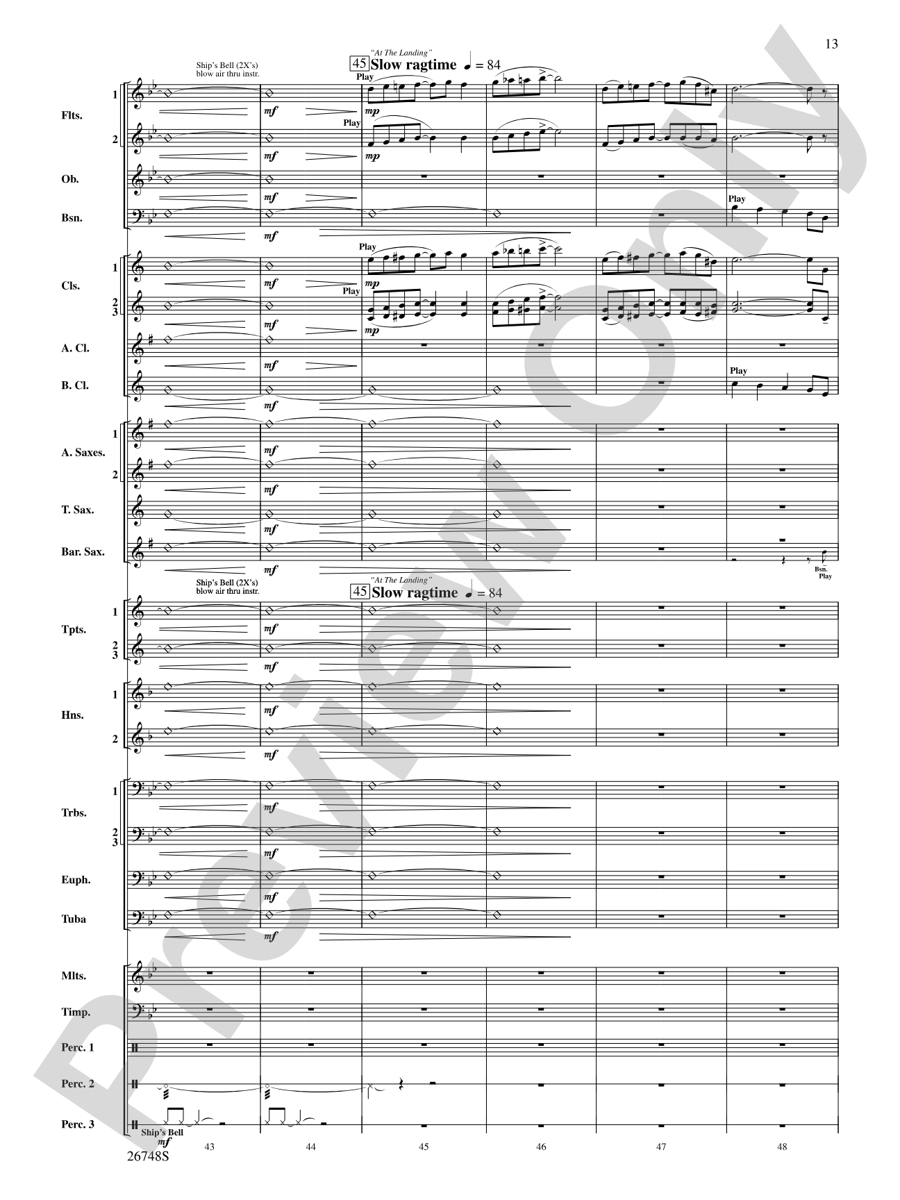 Cotton Ferry Expedition: Concert Band Conductor Score & Parts