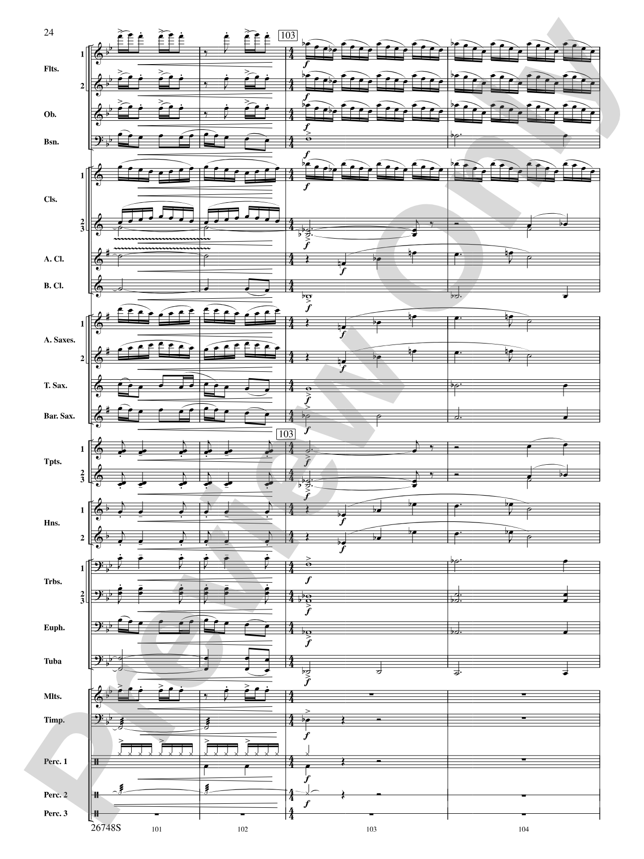 Cotton Ferry Expedition: Concert Band Conductor Score & Parts