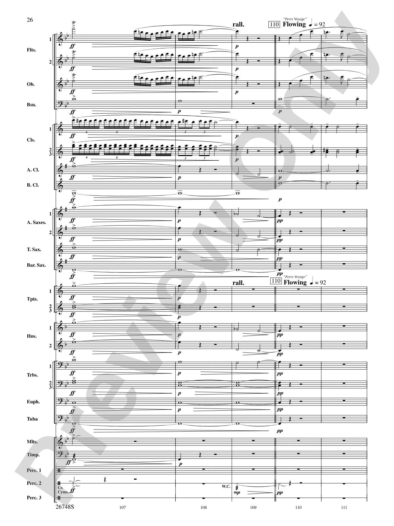 Cotton Ferry Expedition: Concert Band Conductor Score & Parts