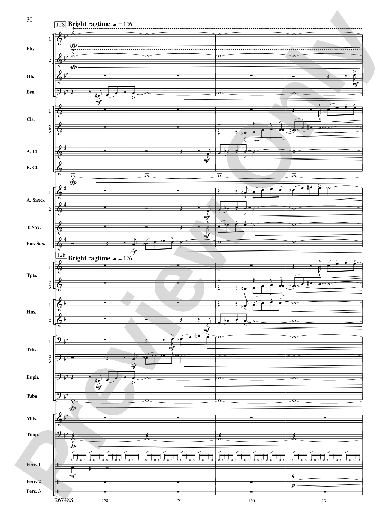 Cotton Ferry Expedition: Concert Band Conductor Score & Parts
