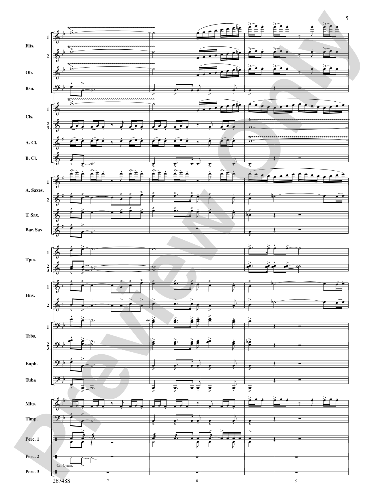Cotton Ferry Expedition: Concert Band Conductor Score & Parts
