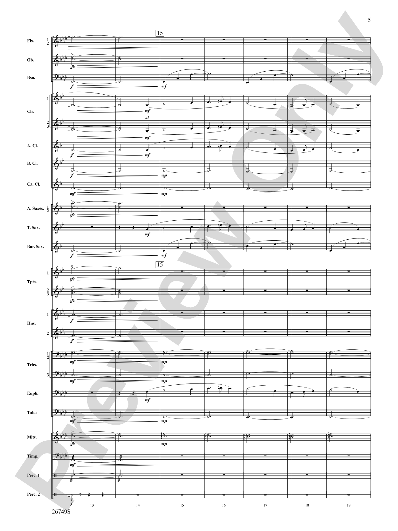 Greensleeves: A Fantasia for Band: Concert Band Conductor Score & Parts