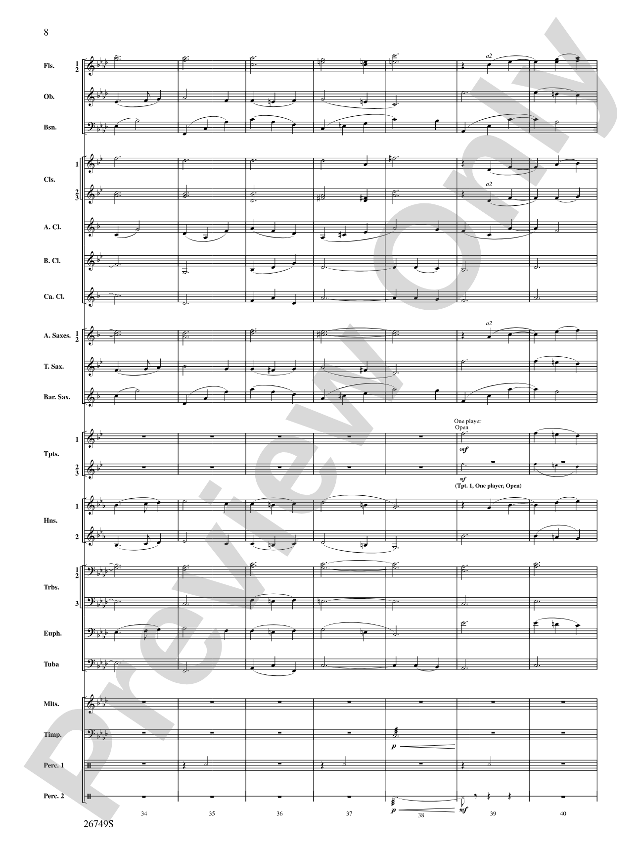 Greensleeves: A Fantasia for Band: Concert Band Conductor Score & Parts