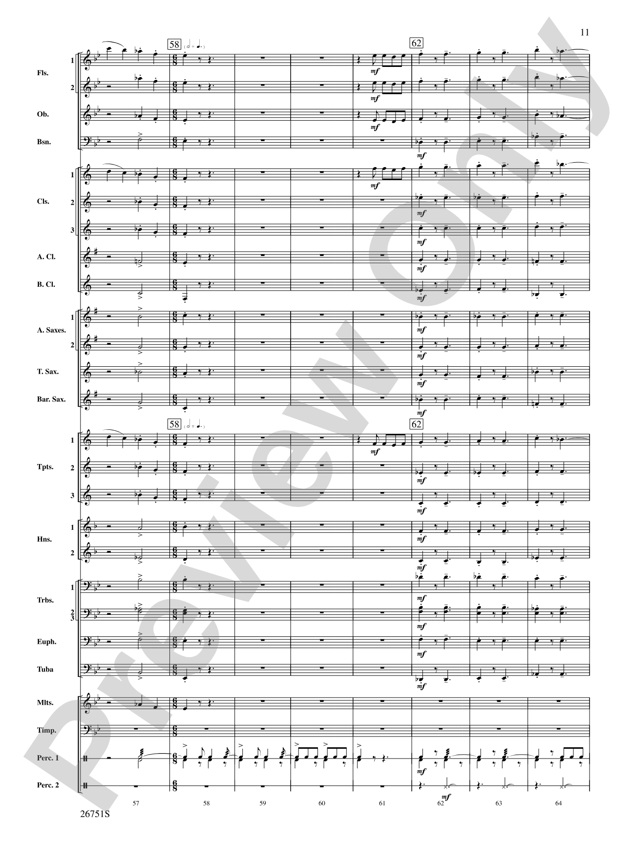 Sousa Palooza: Concert Band Conductor Score & Parts