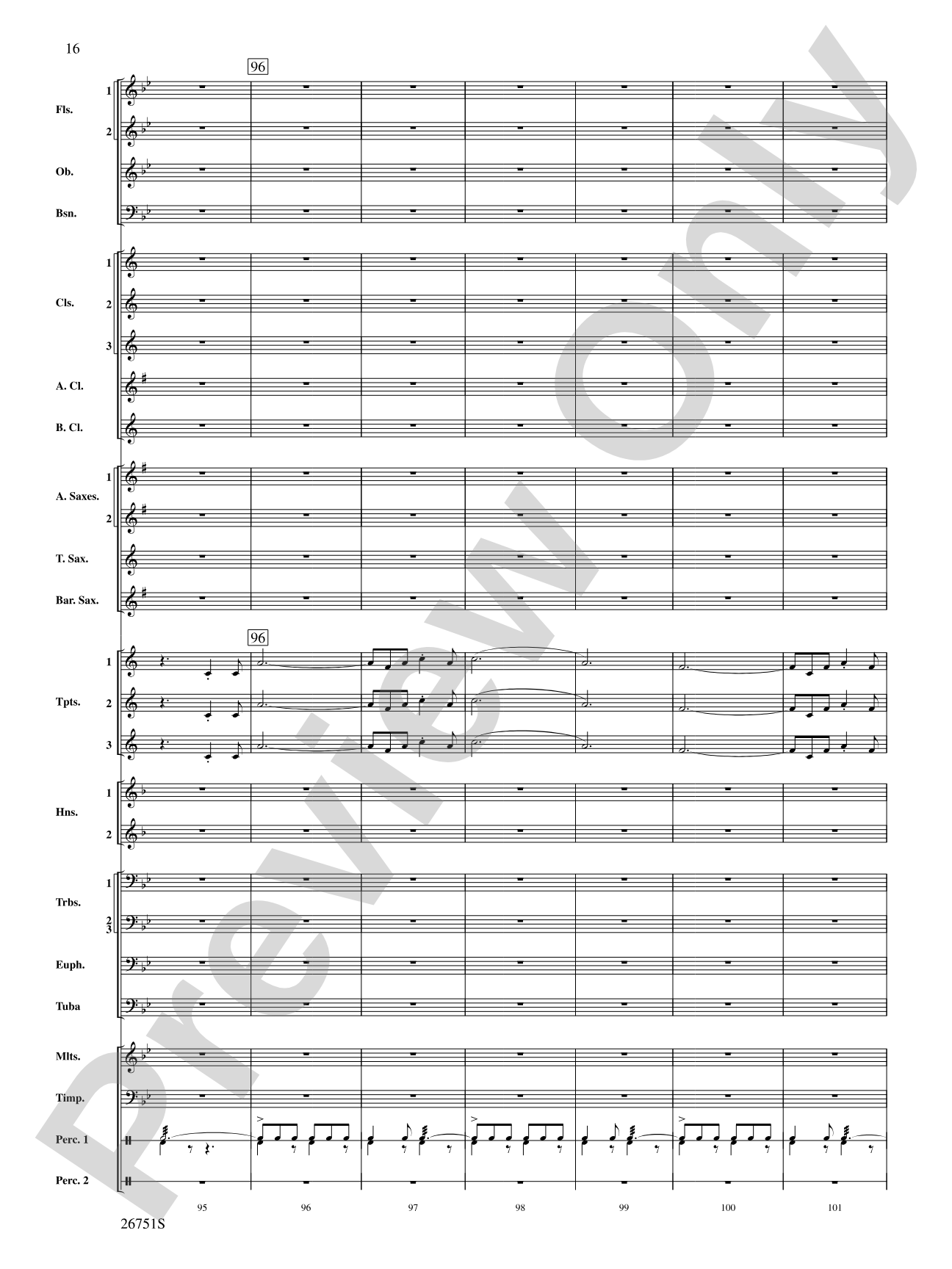 Sousa Palooza: Concert Band Conductor Score & Parts