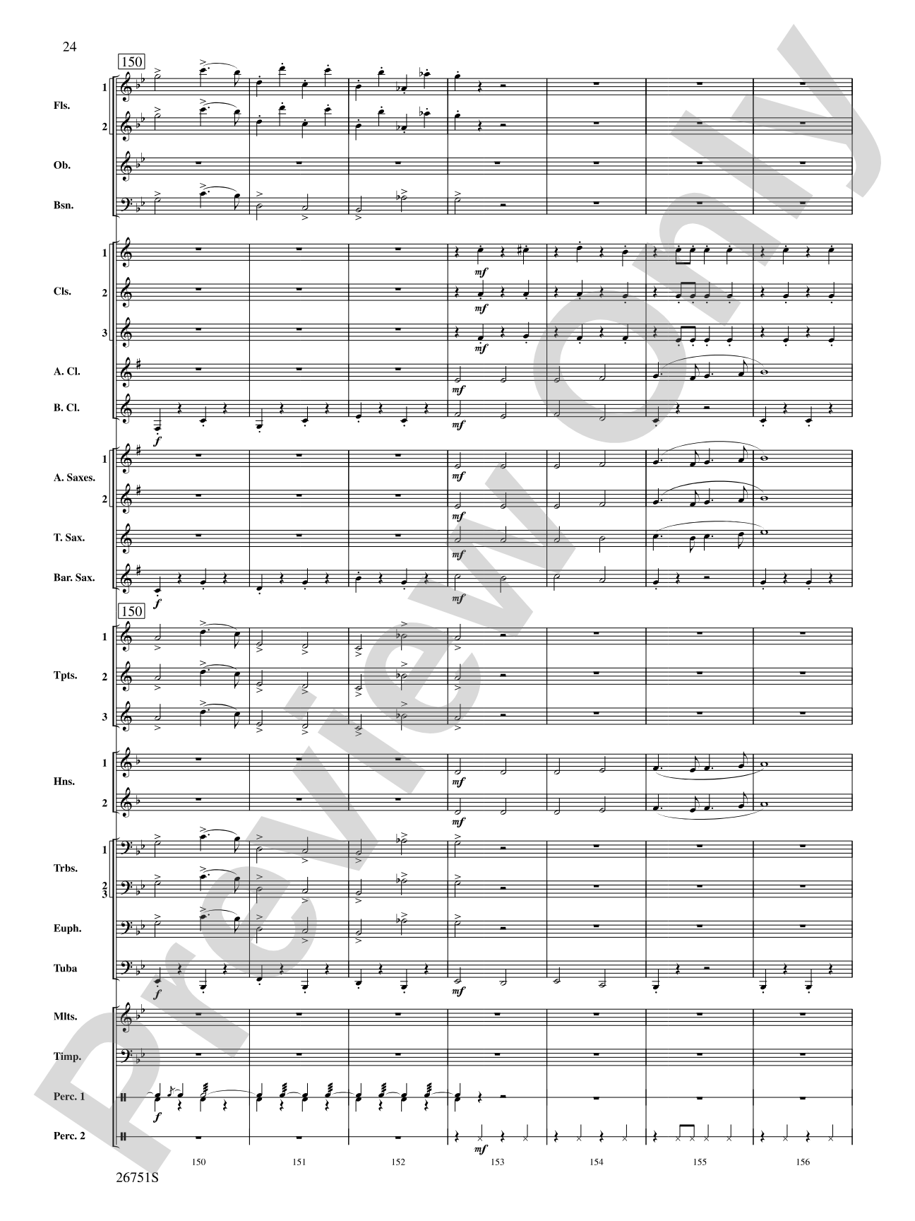 Sousa Palooza: Concert Band Conductor Score & Parts