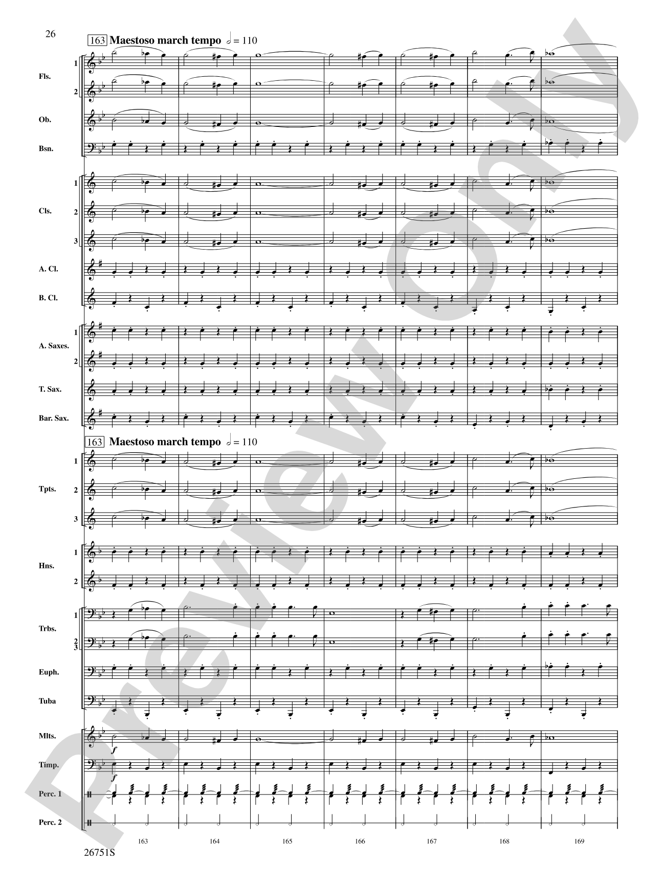 Sousa Palooza: Concert Band Conductor Score & Parts
