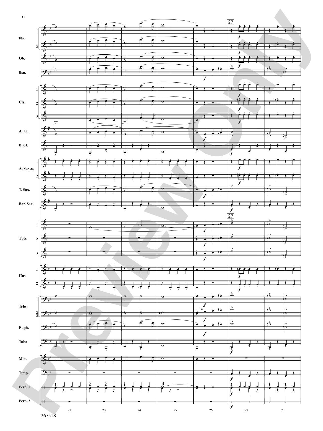 Sousa Palooza: Concert Band Conductor Score & Parts