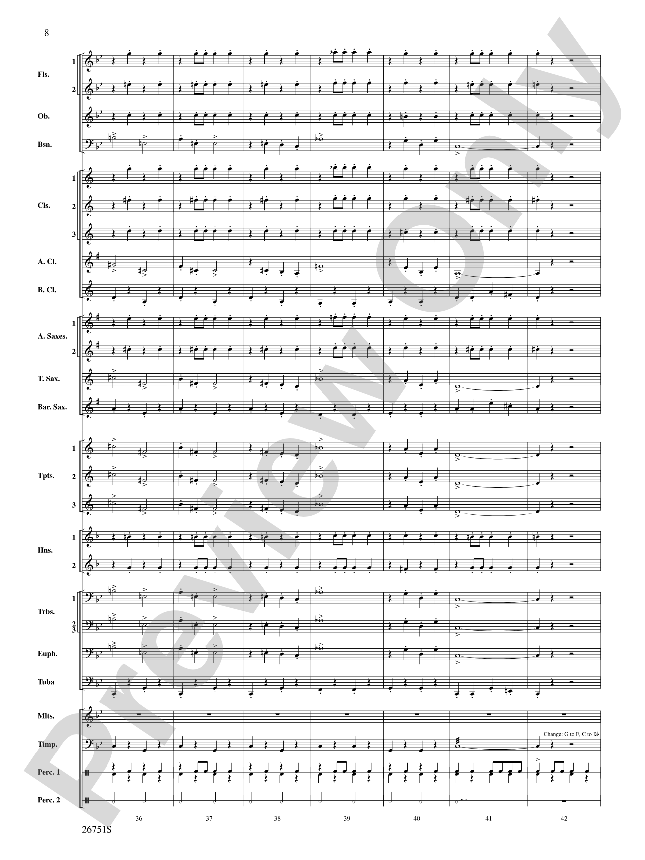 Sousa Palooza: Concert Band Conductor Score & Parts