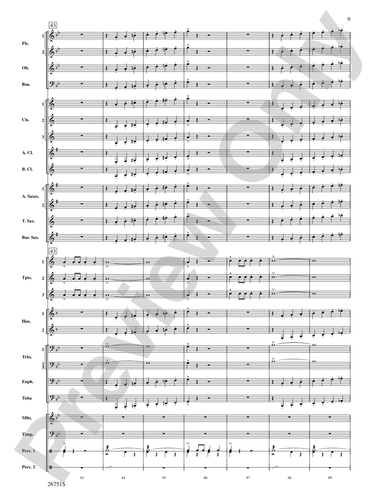 Sousa Palooza: Concert Band Conductor Score & Parts