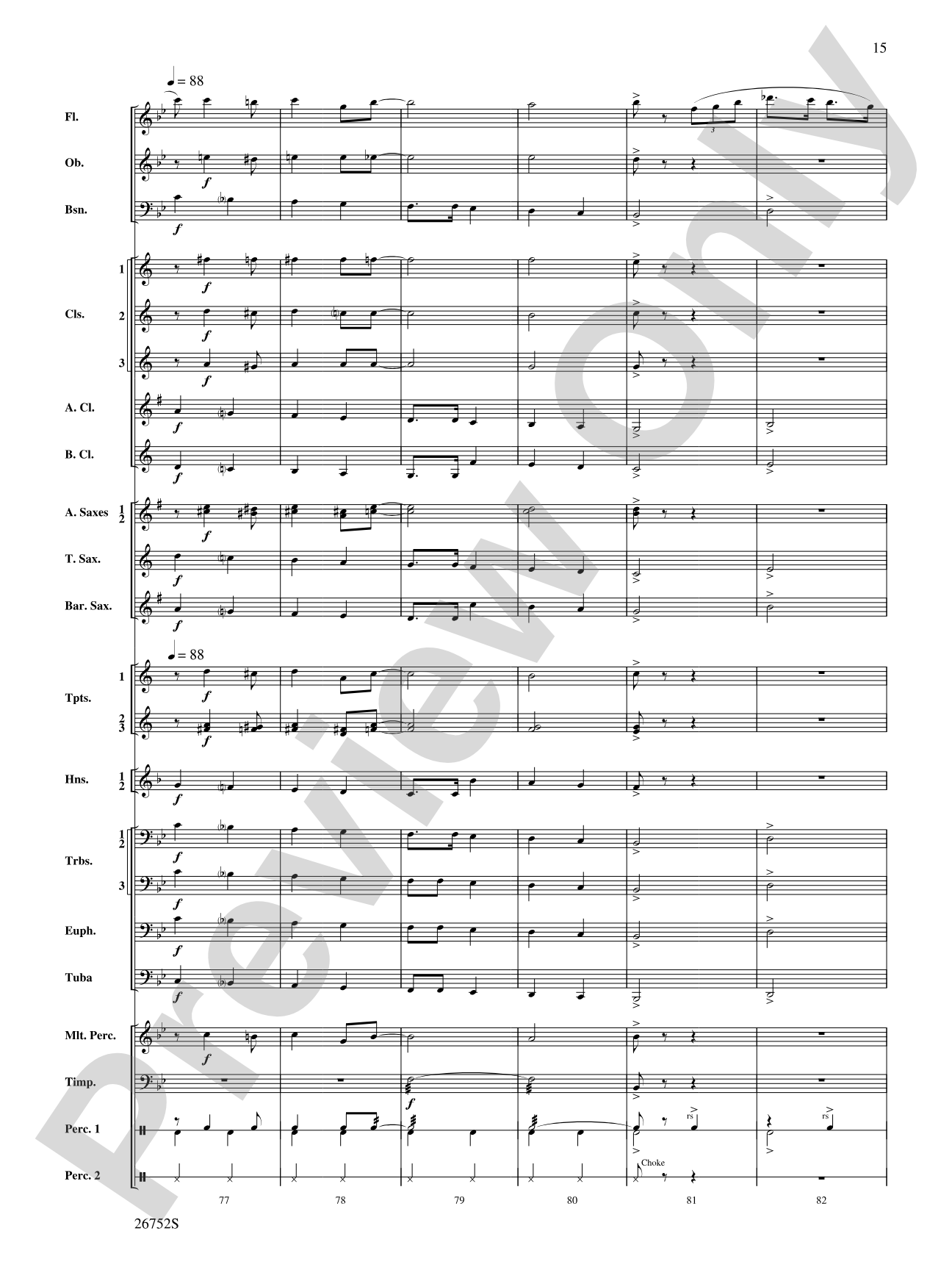 Flight of the Flutes (Showcasing the Flute Section): Concert Band Conductor Score & Parts