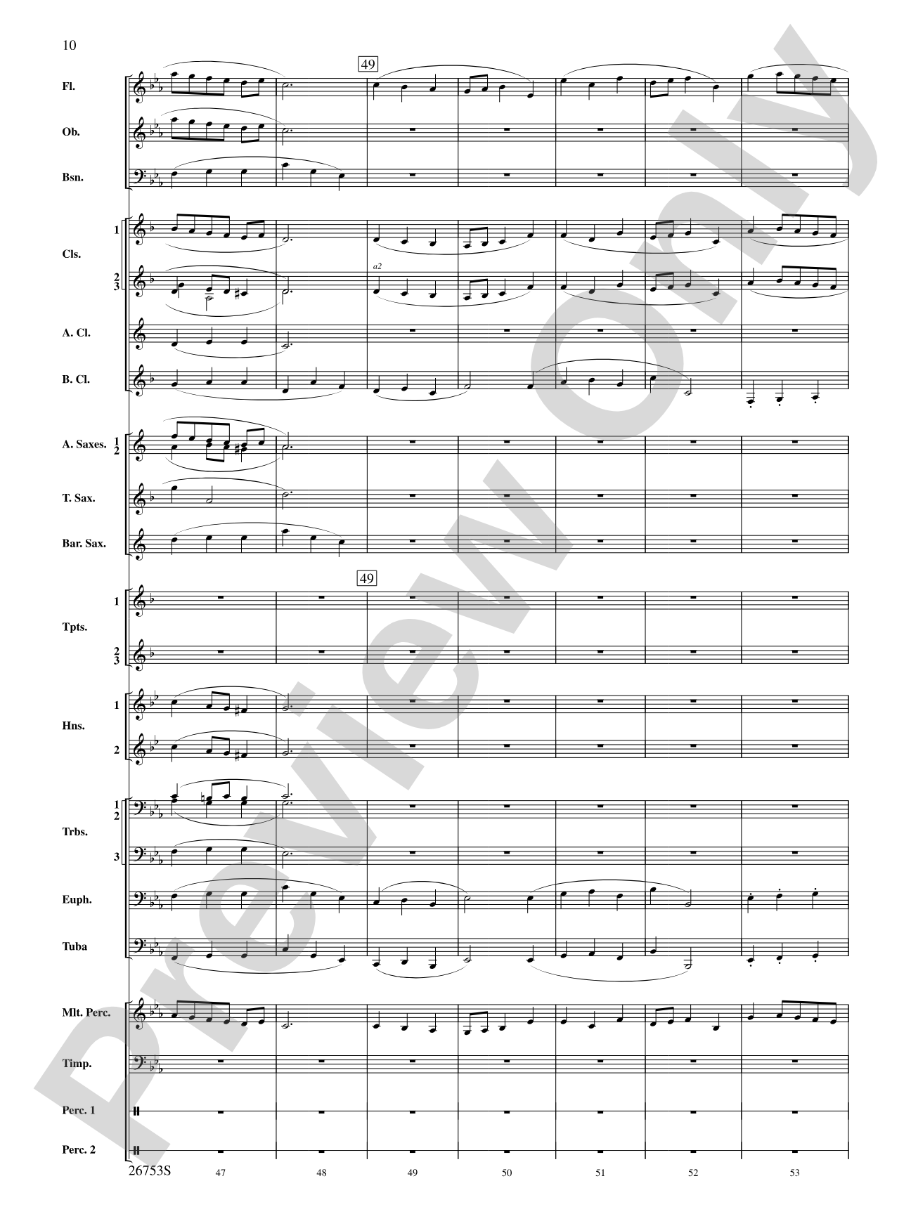Trumpet March and Ayre: Concert Band Conductor Score & Parts